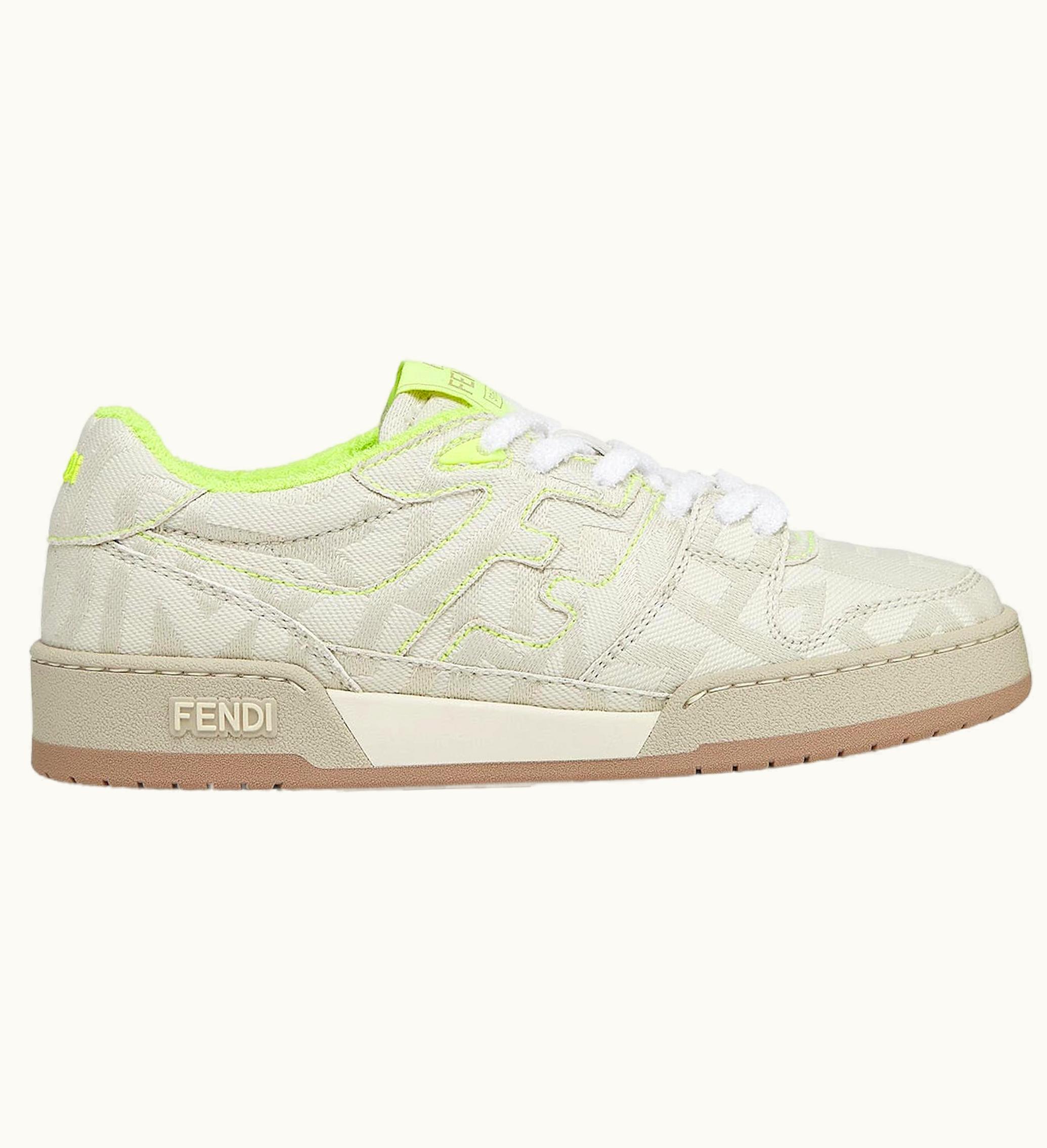 Fendi Fendi By Marc Jacobs Match Low Tops White Canvas
