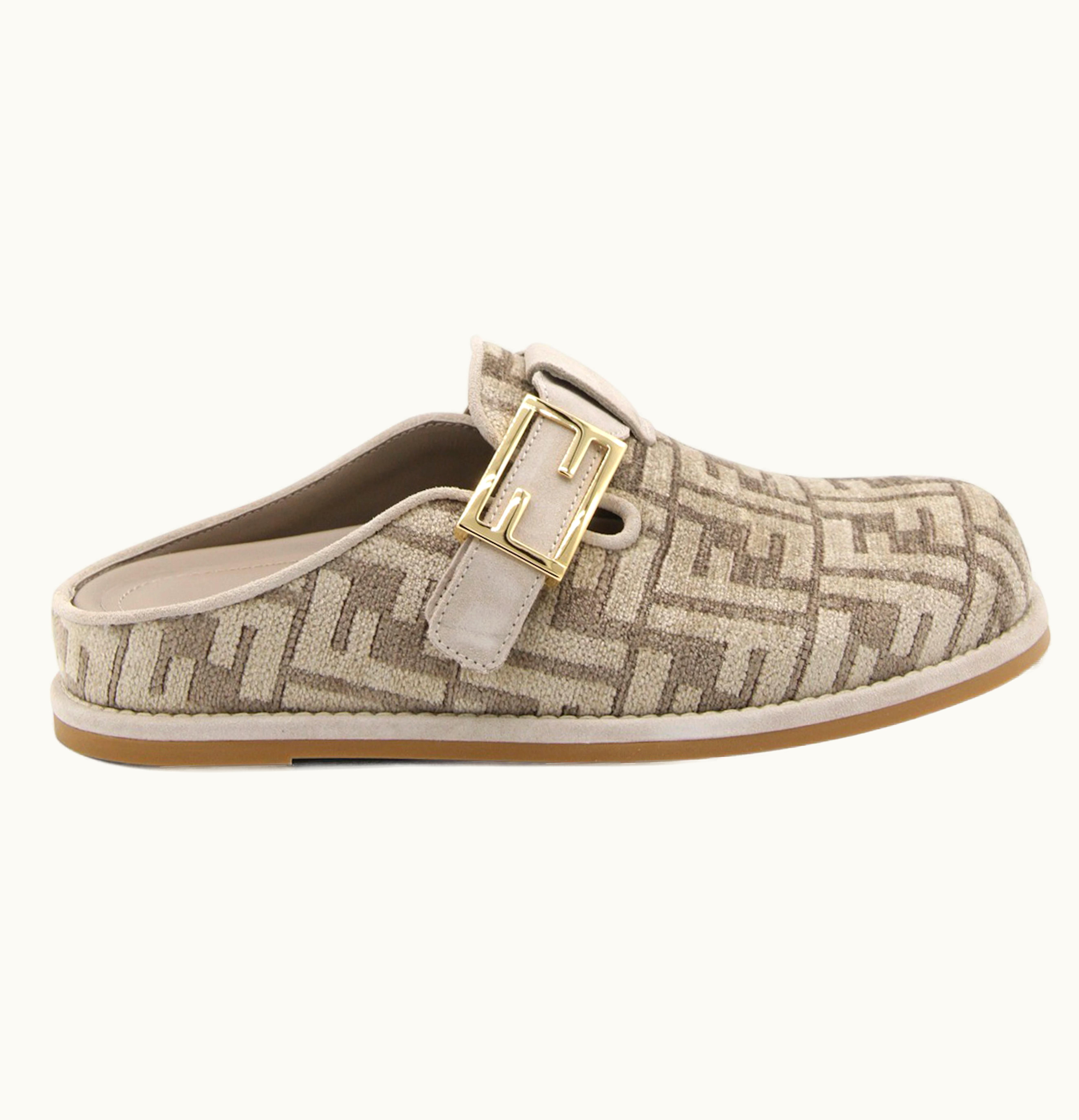 Fendi Feel Dove Grey Chenille Womens