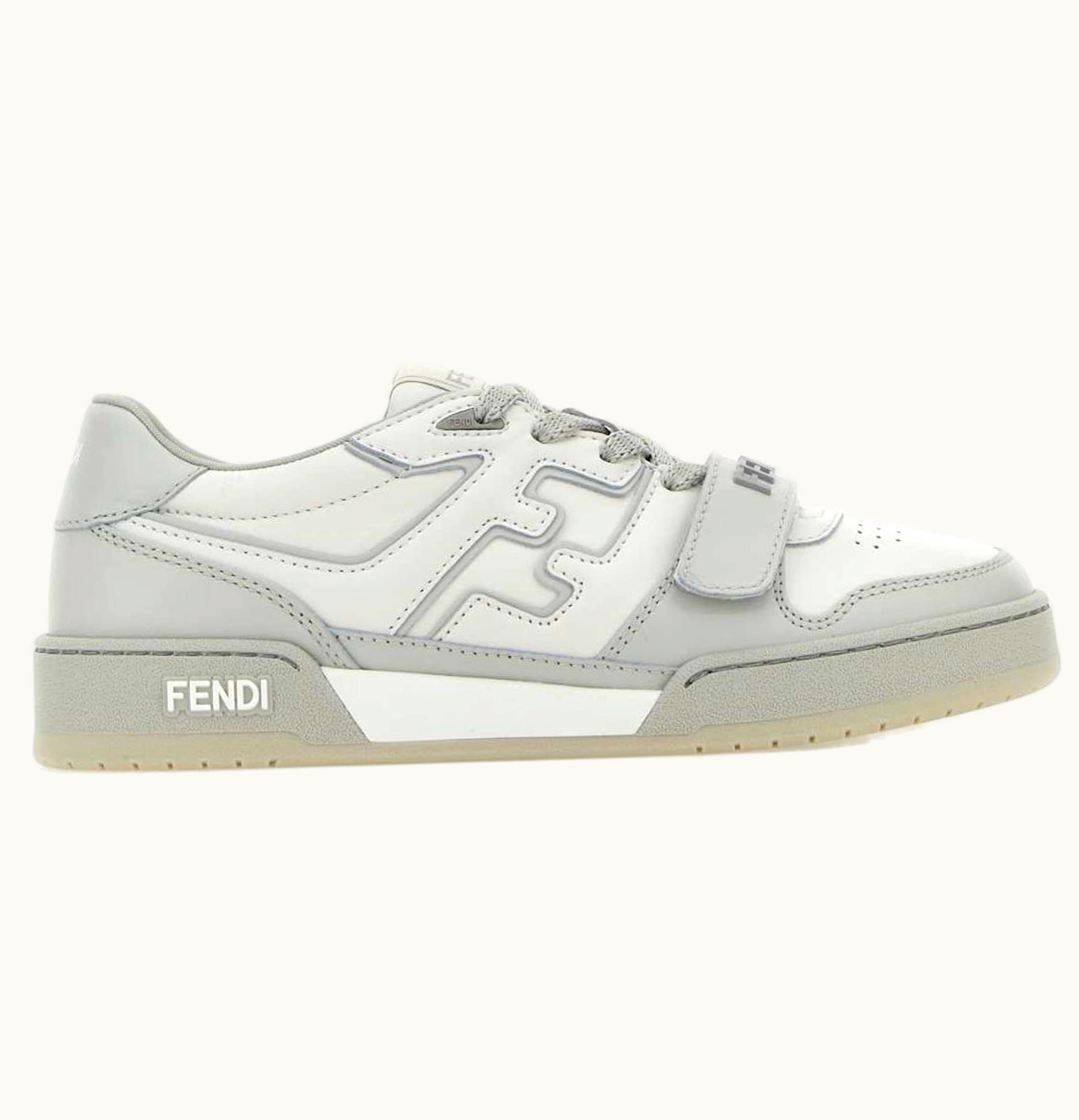 Fendi Match White Grey Womens