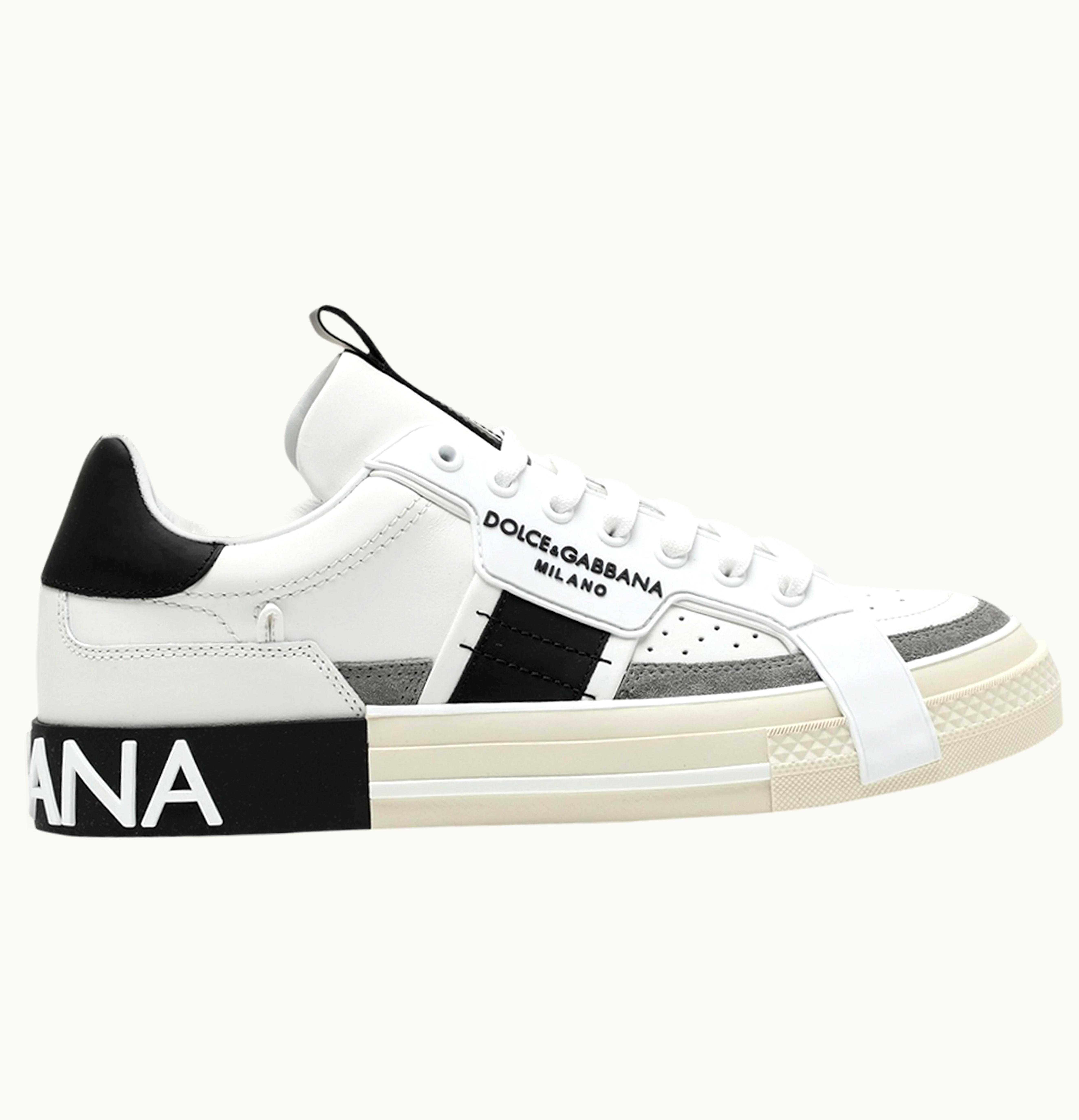 Dolce & Gabbana Dolce & Gabbana Dolce Gabbana Custom 2zero Low White Black Grey