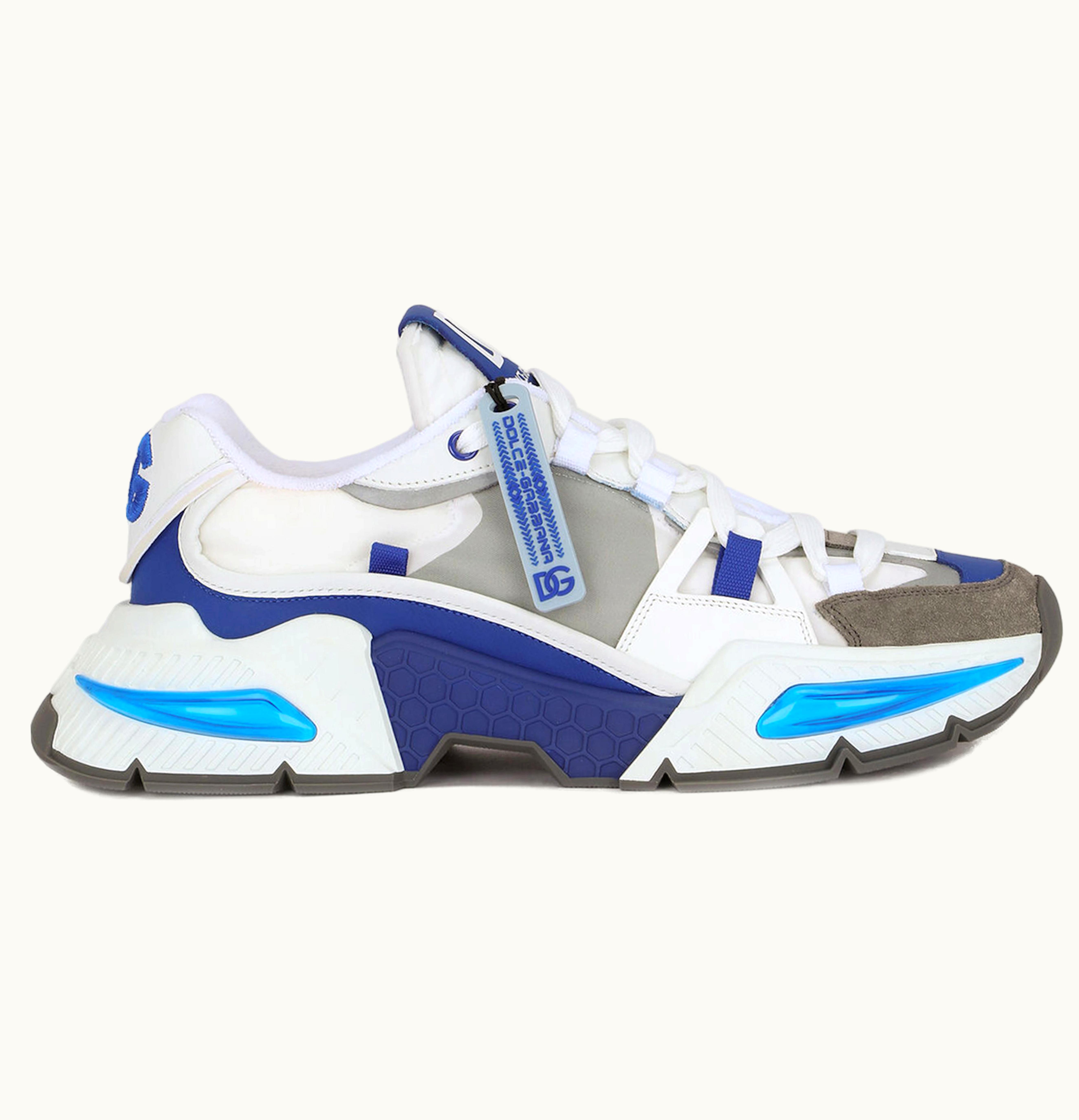 Dolce & Gabbana Dolce & Gabbana Dolce Gabbana Mixed Material Airmaster White Grey Blue