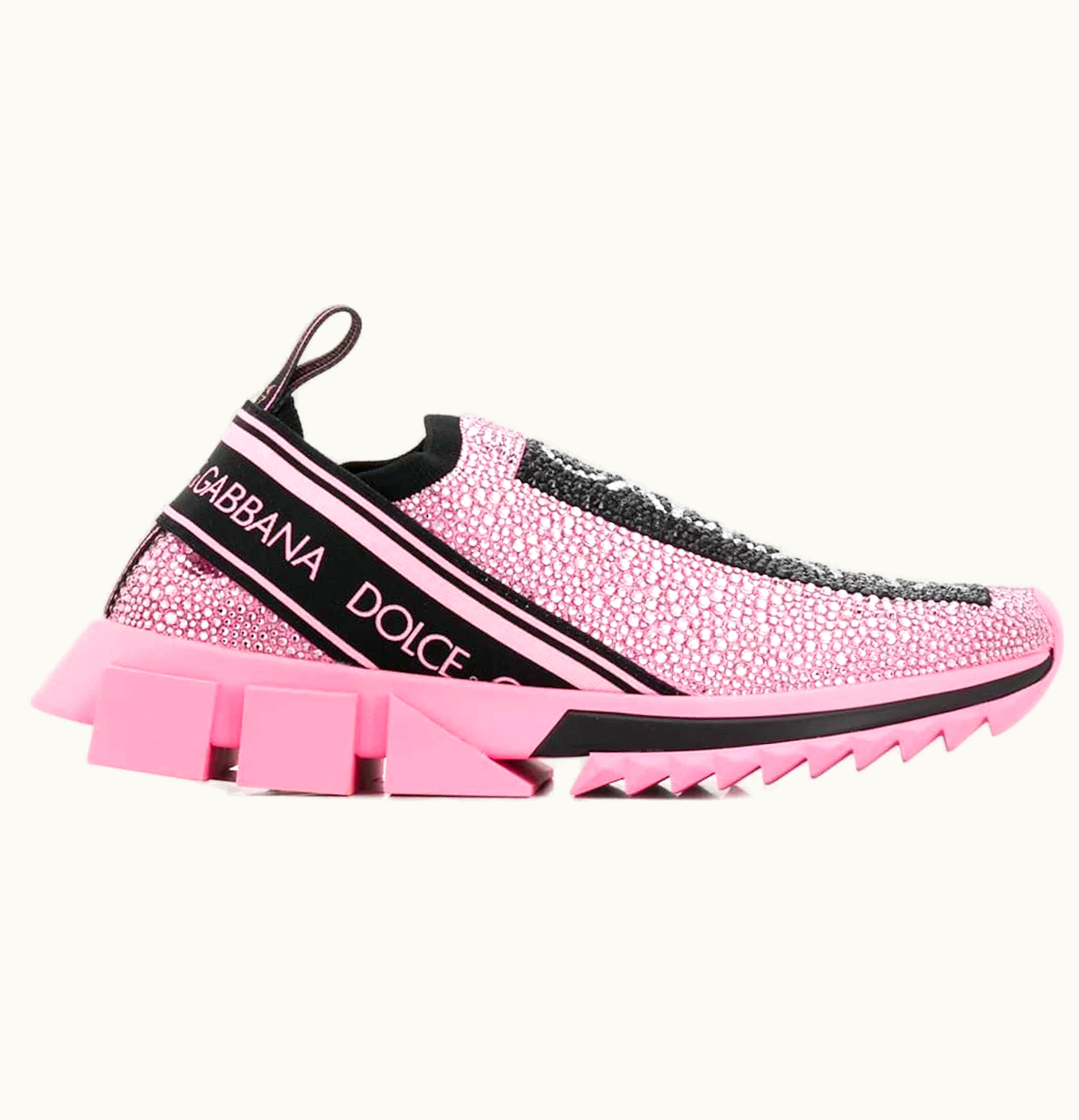 Dolce & Gabbana Dolce & Gabbana Dolce Gabbana Sorrento Slip On Pink Crystal