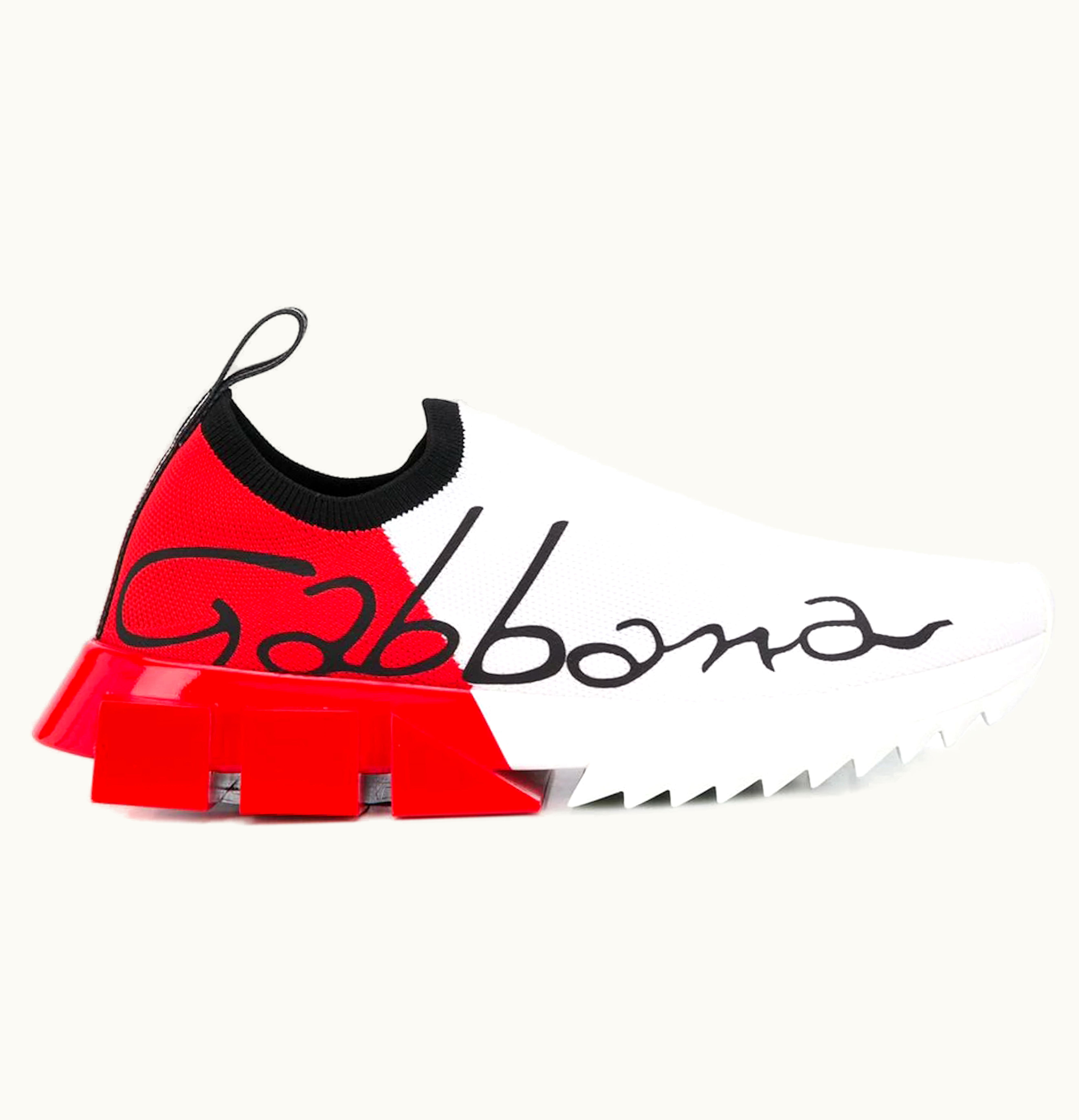 Dolce & Gabbana Dolce & Gabbana Dolce Gabbana Sorrento Slip On Red White