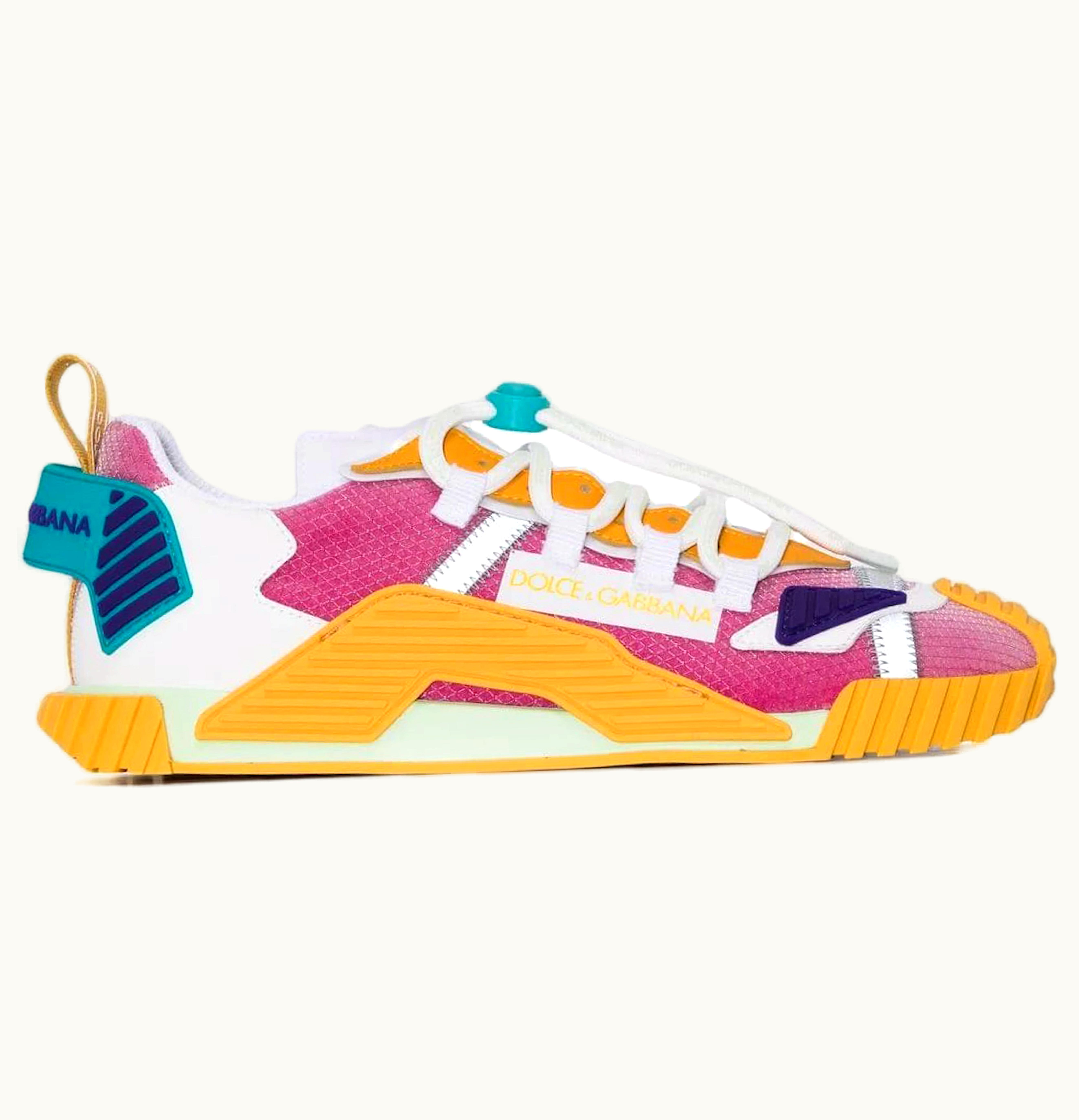 Dolce & Gabbana Dolce & Gabbana Dolce Gabbana Ns1 Low Top Hot Pink Orange