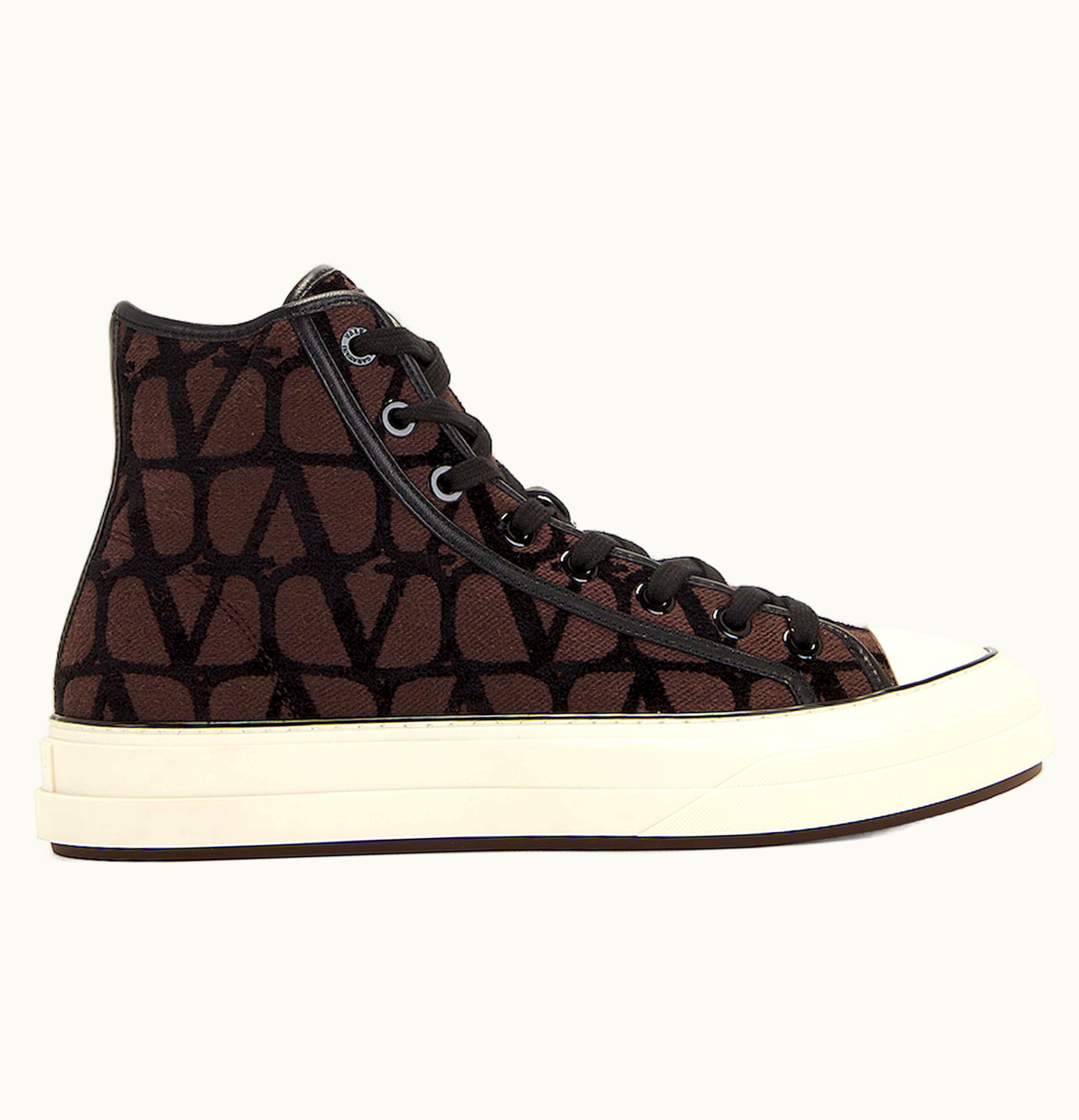Valentino Valentino Toile Iconographe Totaloop High Top Brown