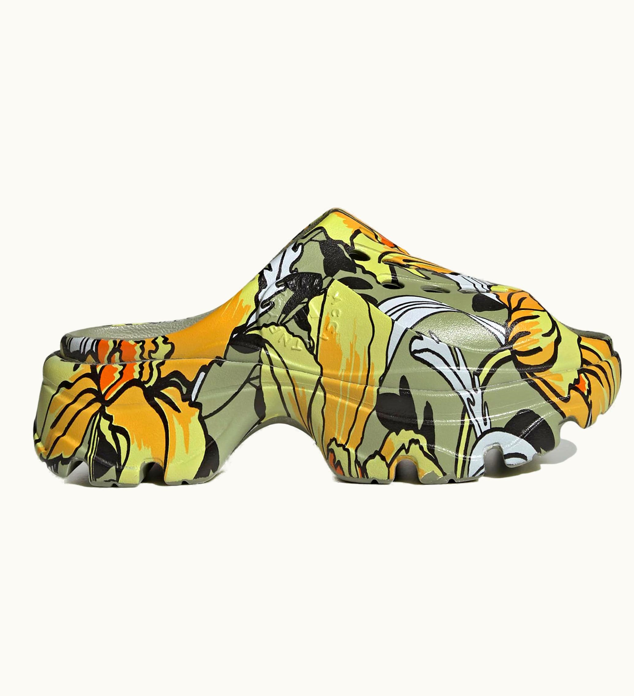 Adidas Adidas Clog Stella Mccartney Floral Tent Green