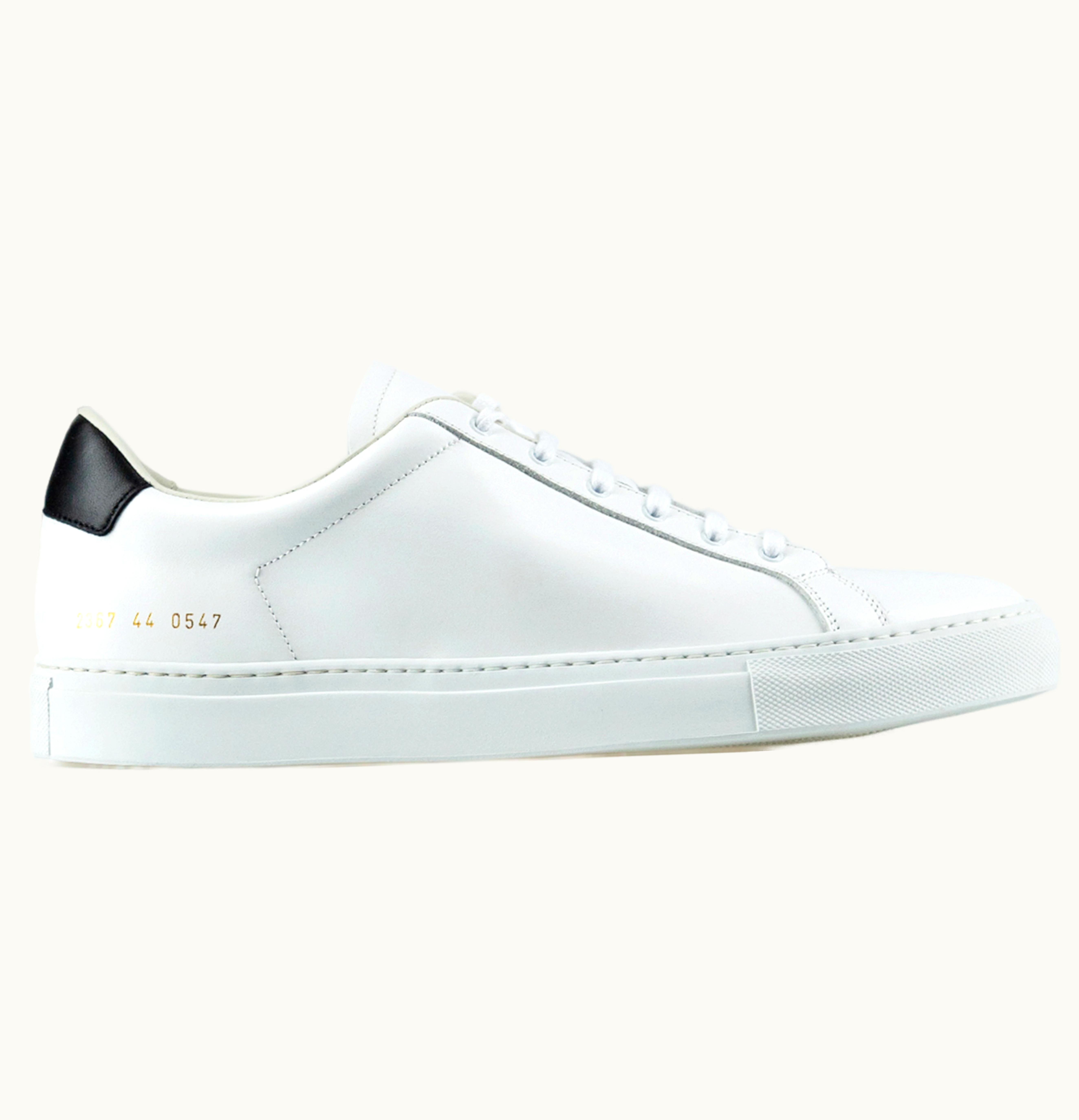 Common Projects Retro Low White Black