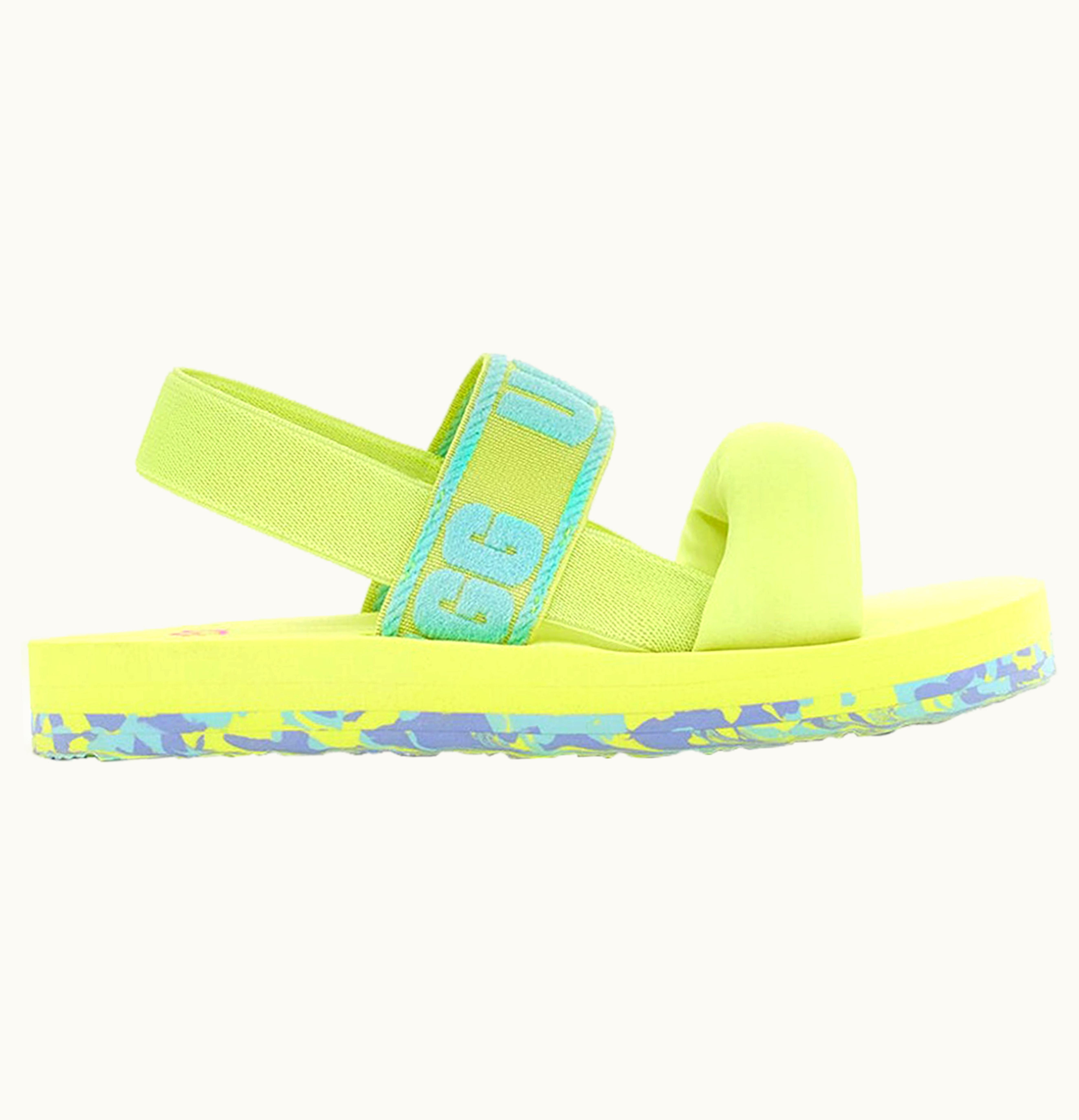 UGG UGG Zuma Sling Slide Pollen Paint Swirl Kids