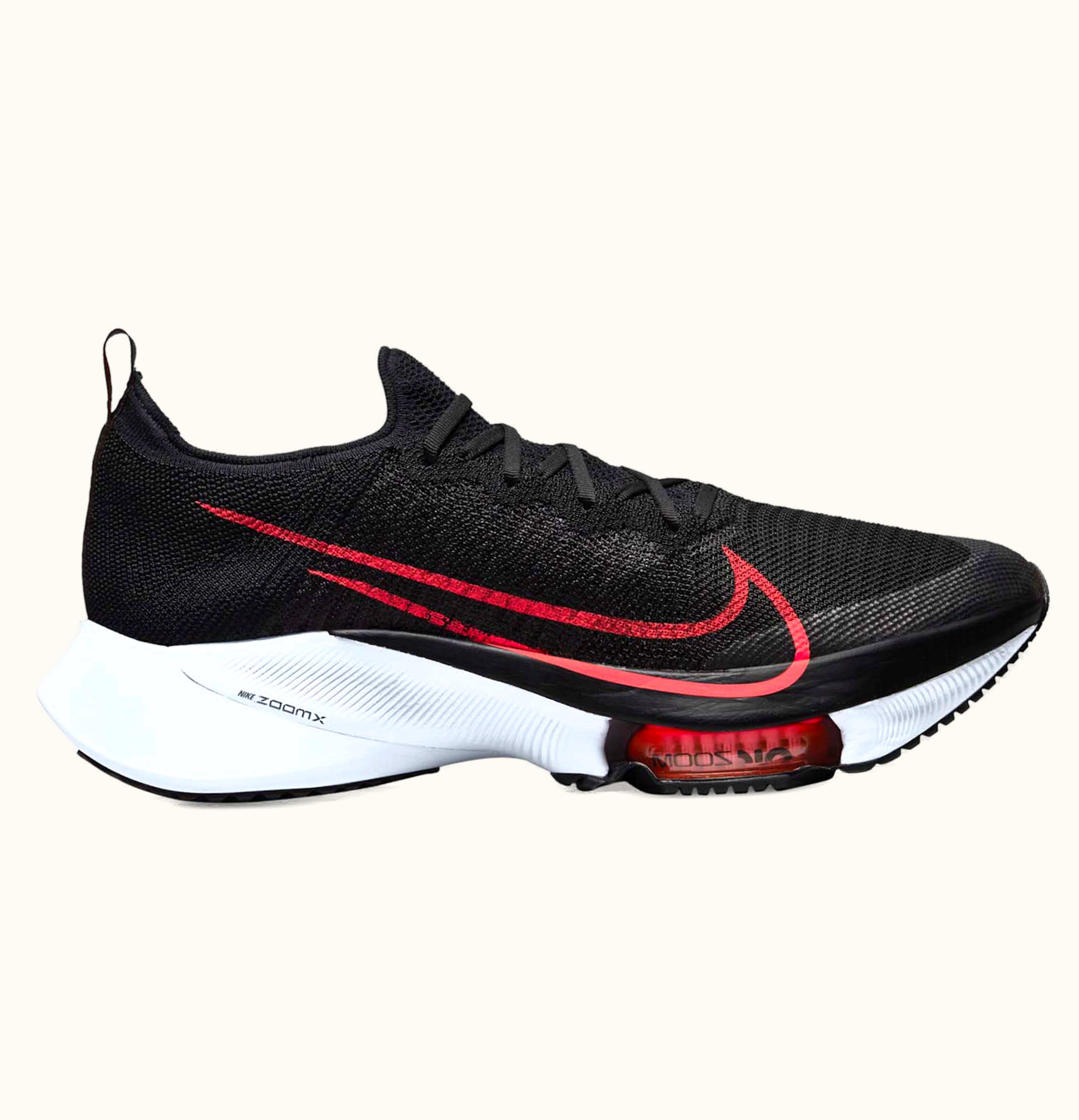 Nike Nike Air Zoom Tempo Next Flyknit Black Flash Crimson White