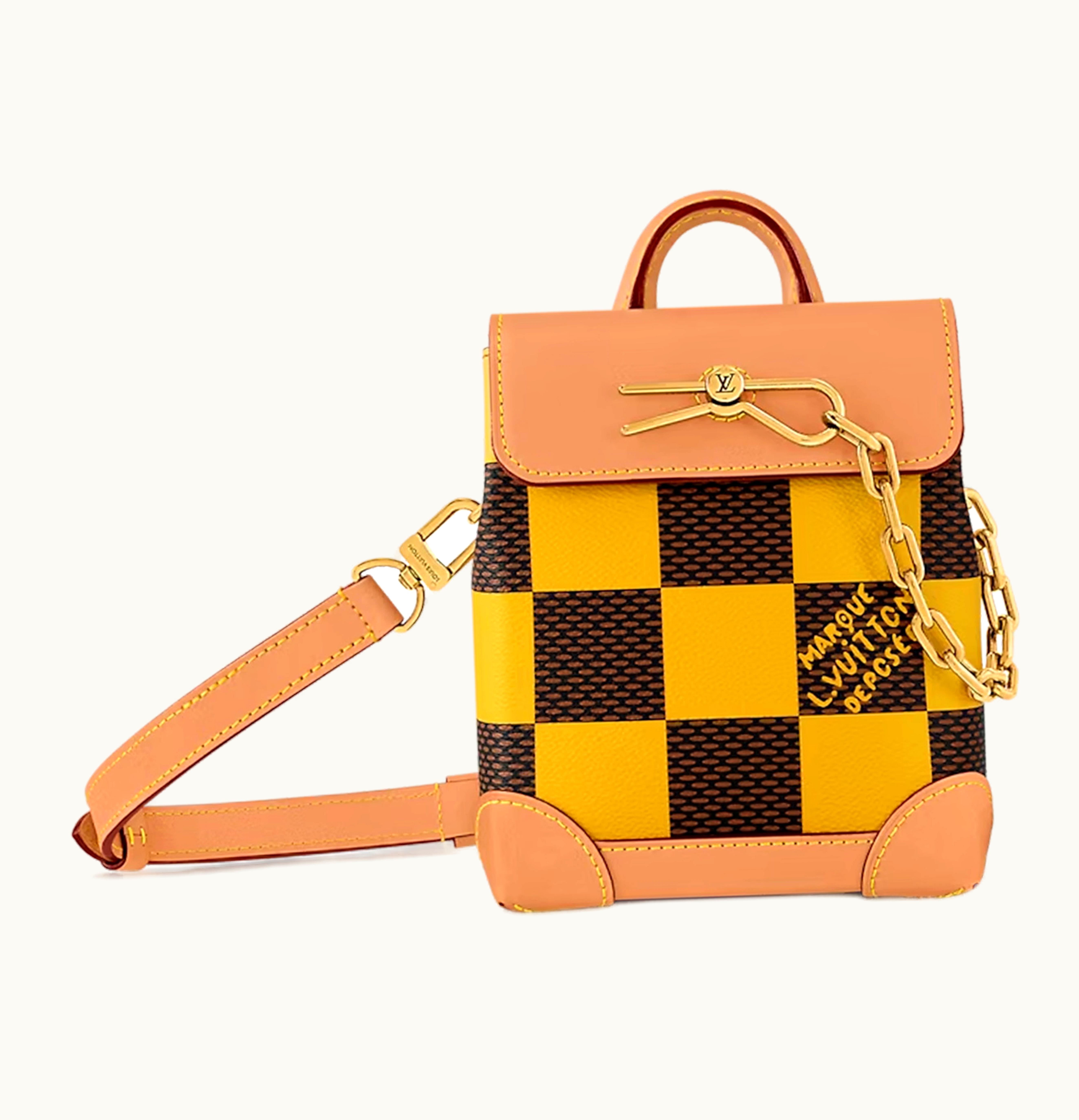 Louis Vuitton Louis Vuitton Nano Steamer Damier Pop Yellow