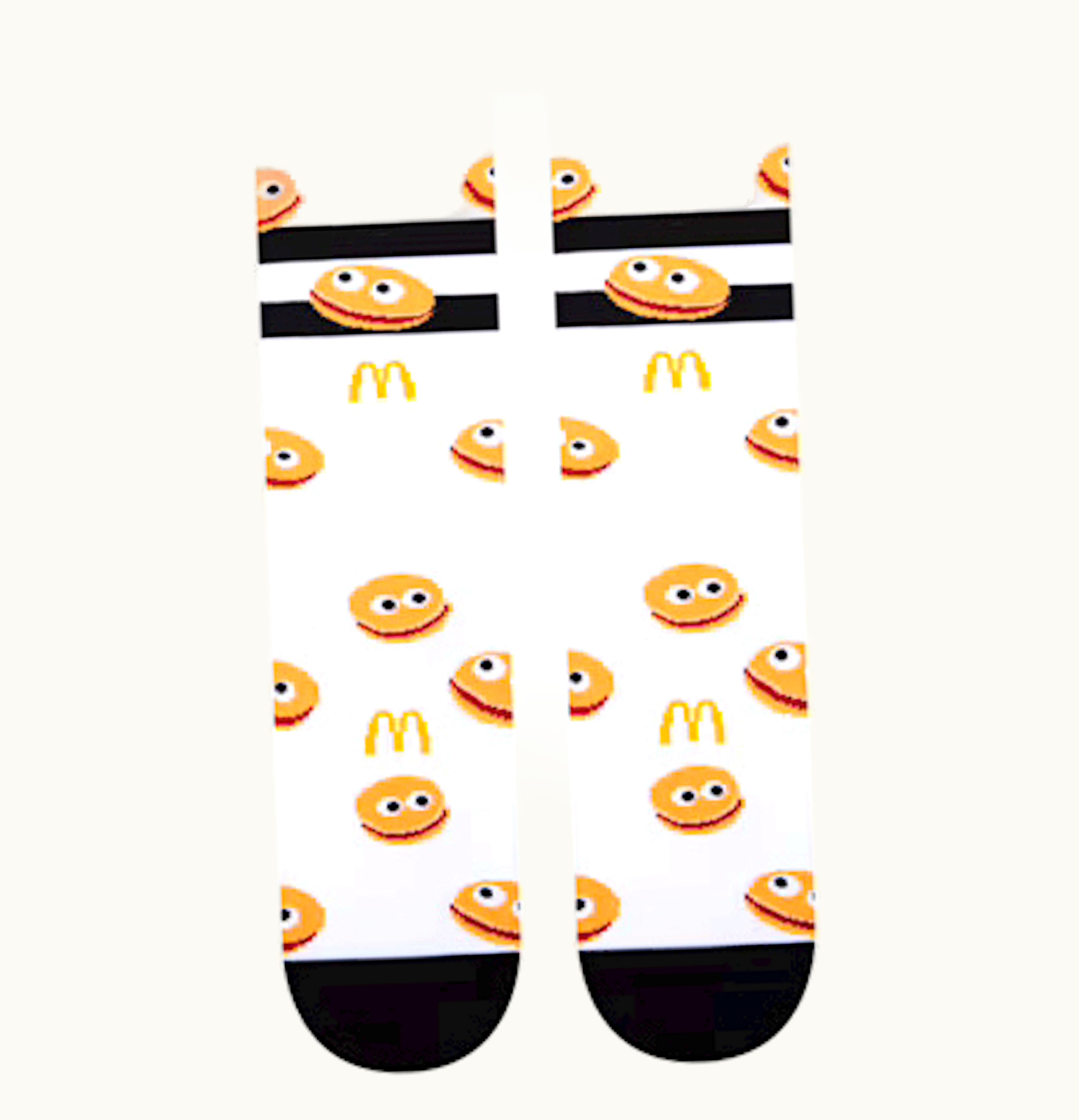 Crocs Crocs X McDonalds Hamburglar Socks White