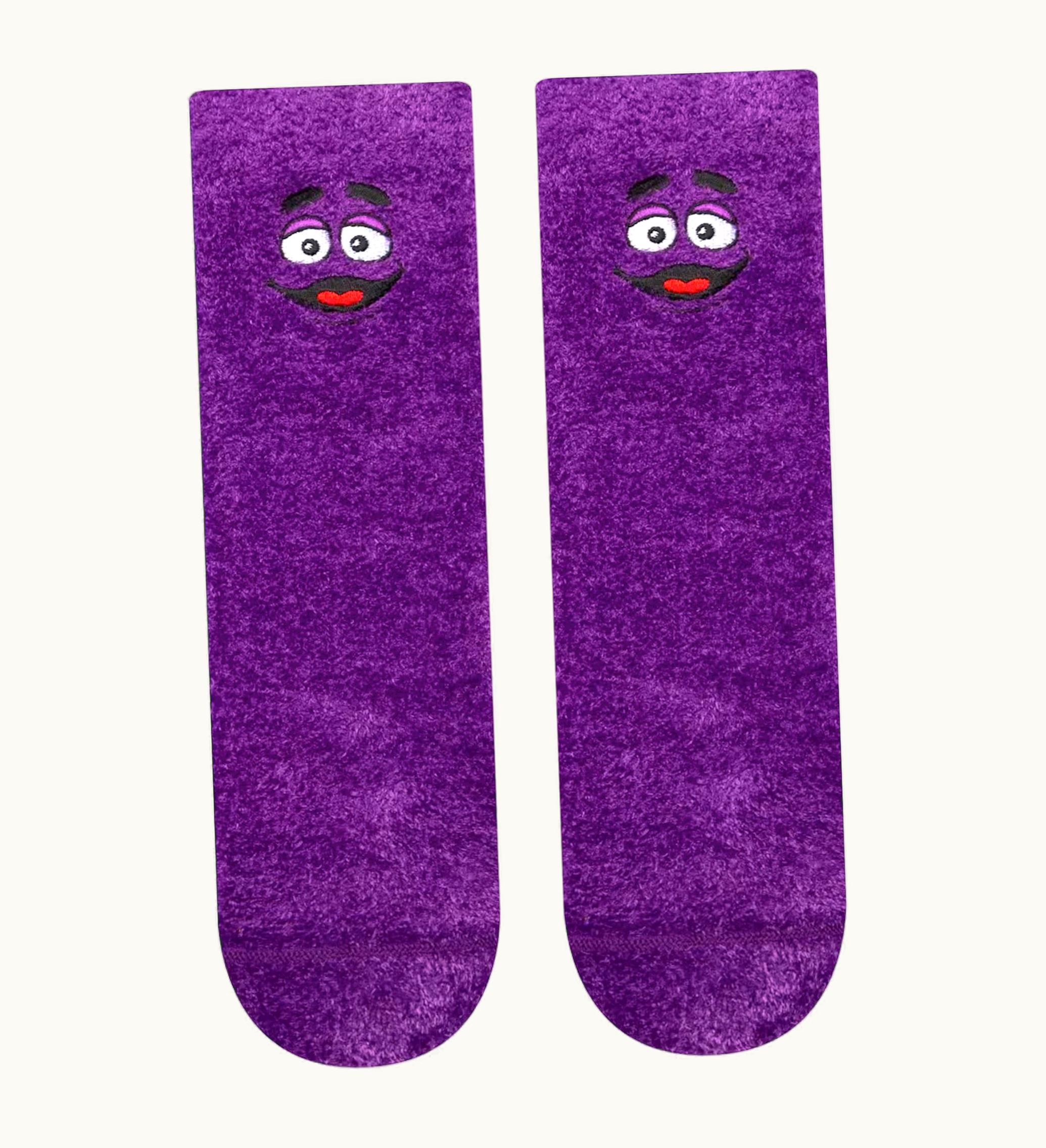 Crocs Crocs X McDonalds Grimace Socks Purple