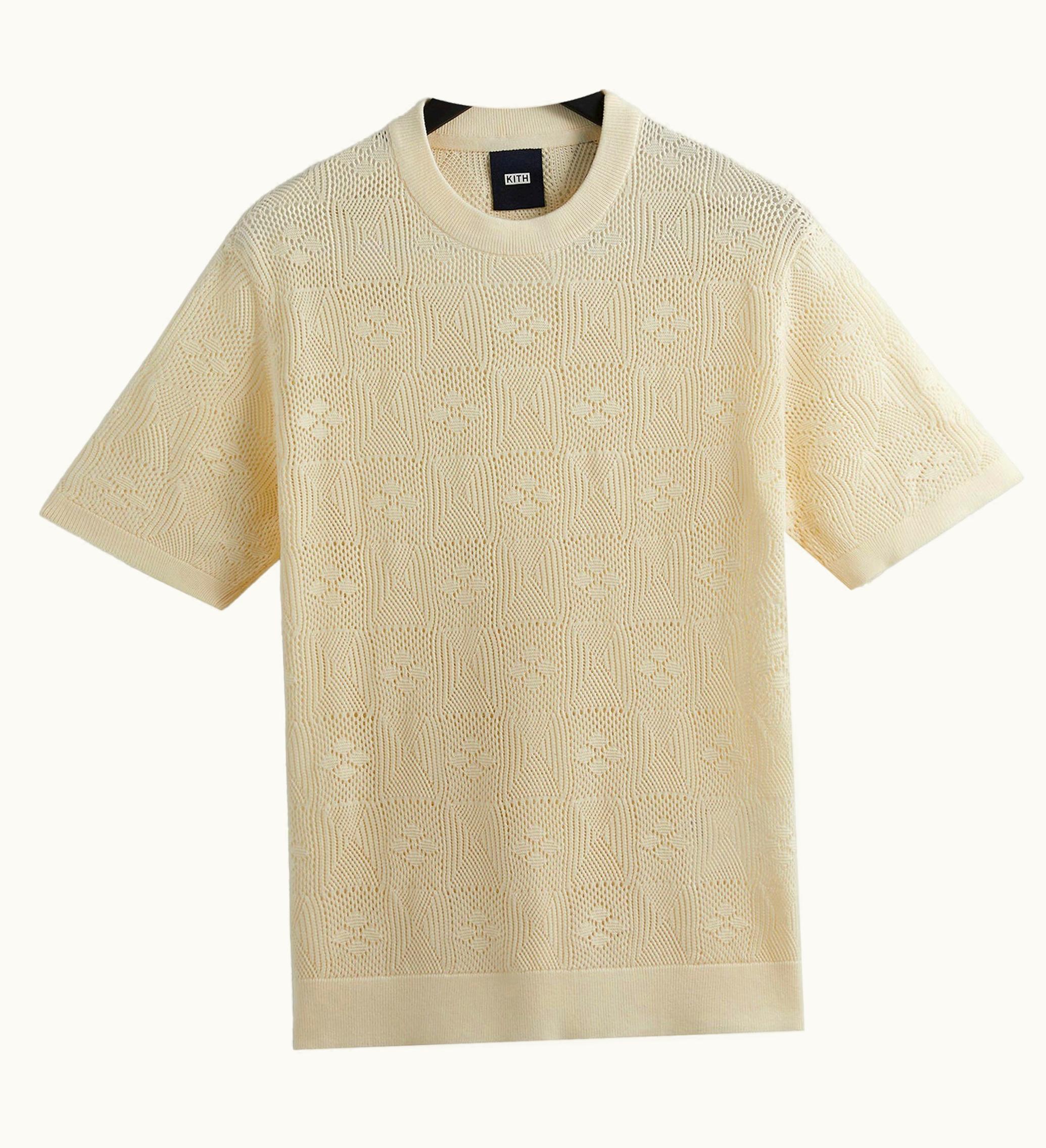 Kith Kith Tilden Crochet Shirt Sandrift