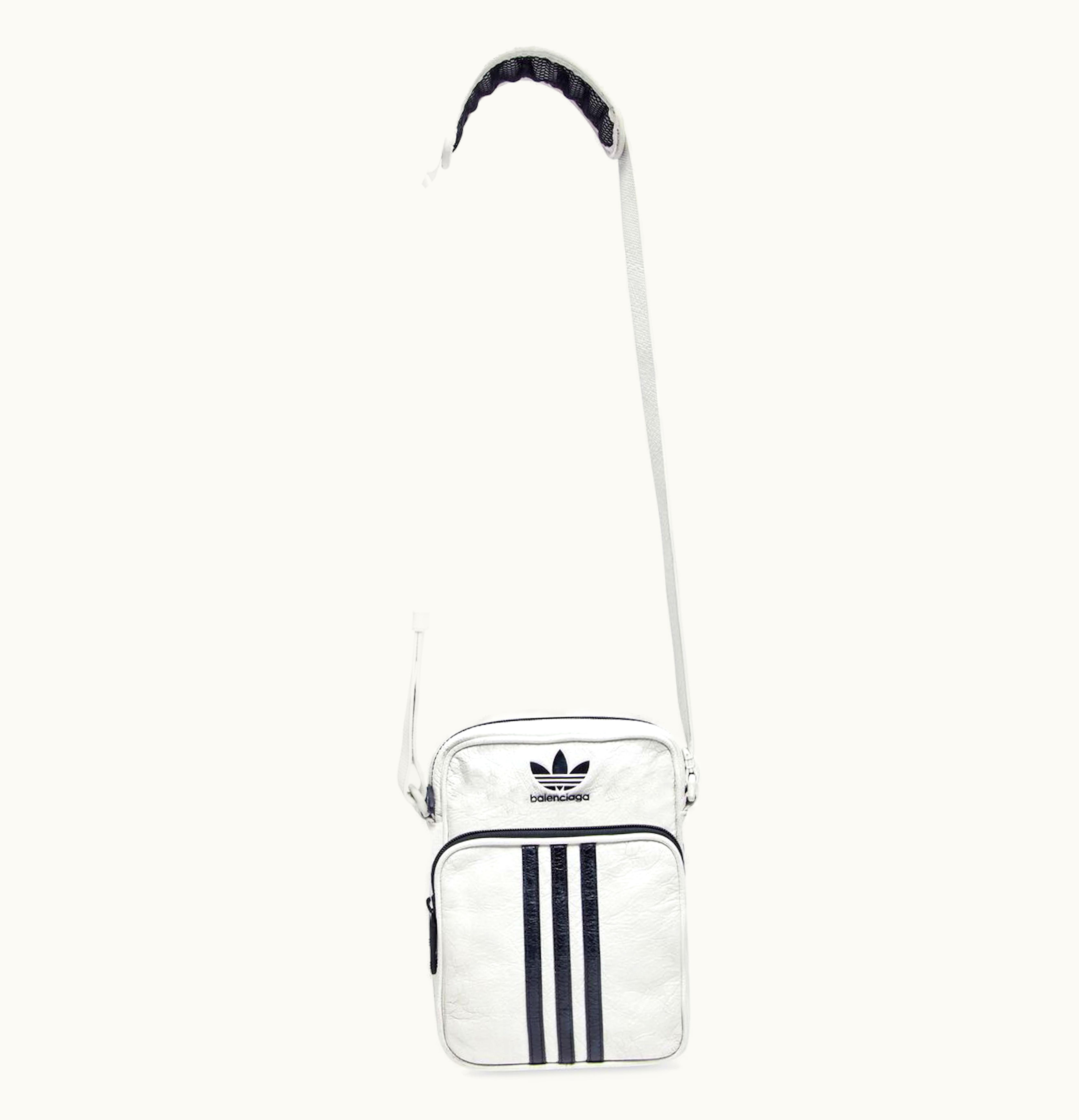 Balenciaga Balenciaga X Adidas Small Crossbody Messenger Bag White Black