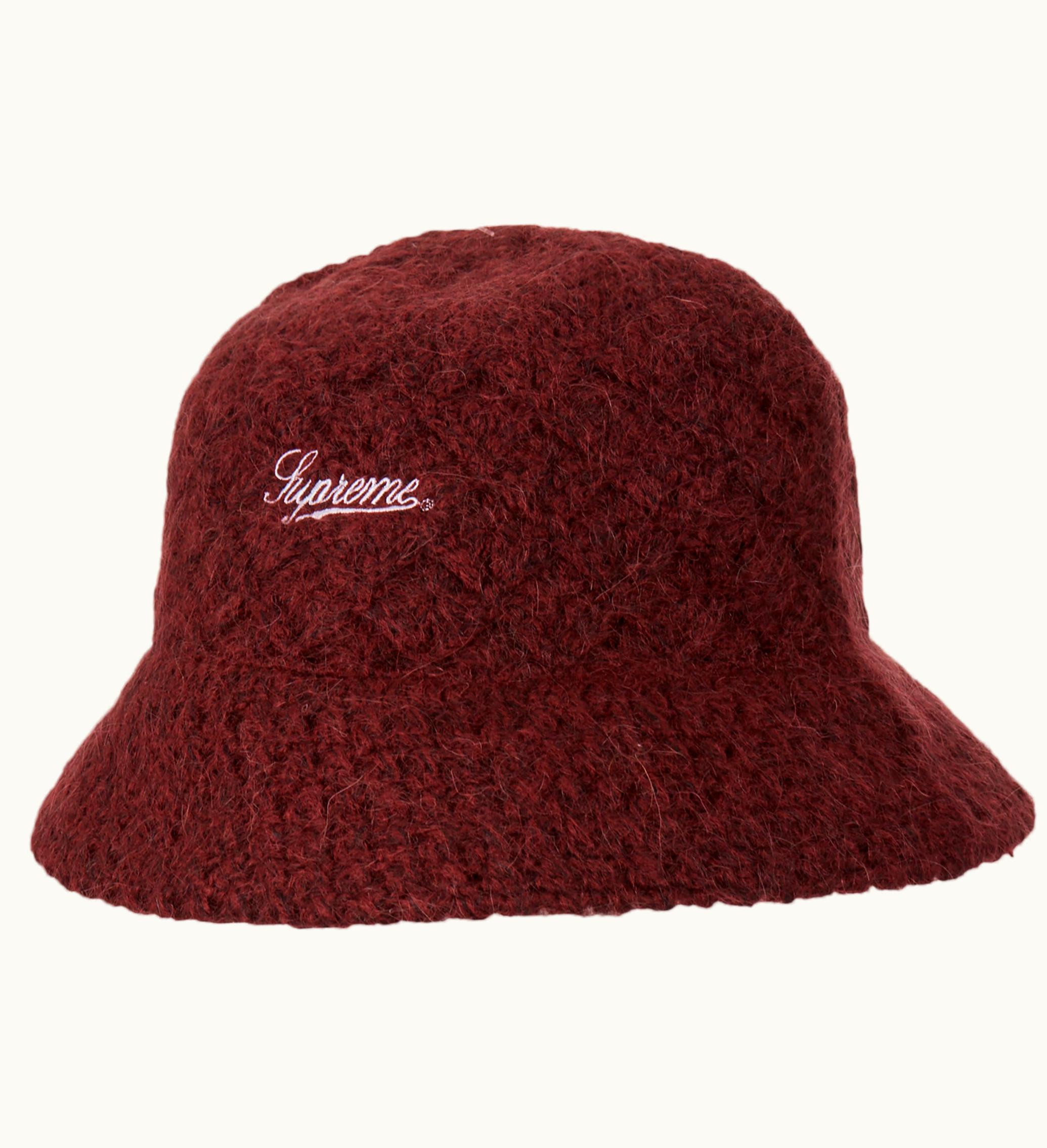 Supreme Supreme Mohair Crochet Crusher Dark Red