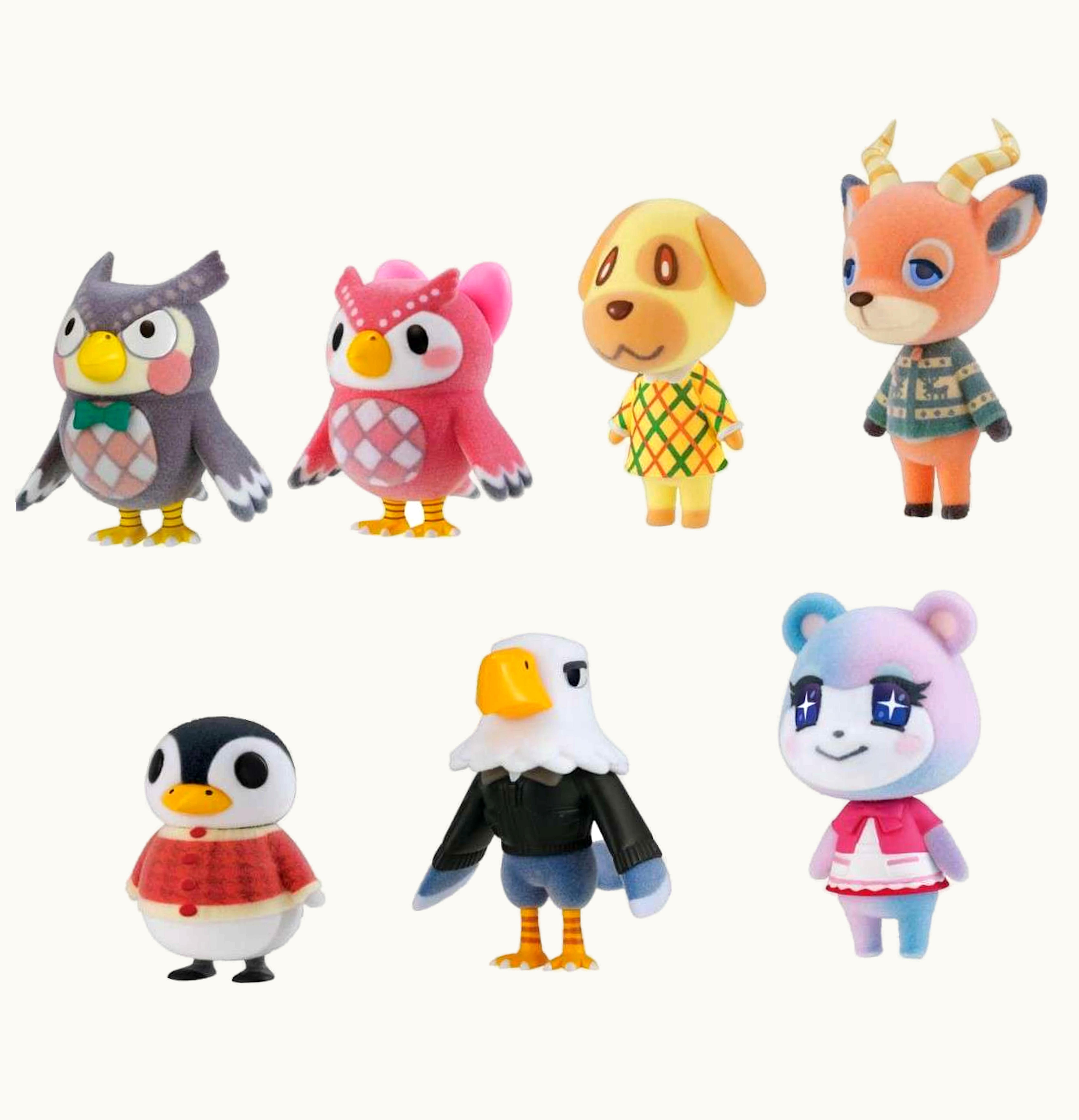 Bandai Japan Animal Crossing Tomodachi Doll Vol 3 Villager Collection Box Of 7 Mini Figures