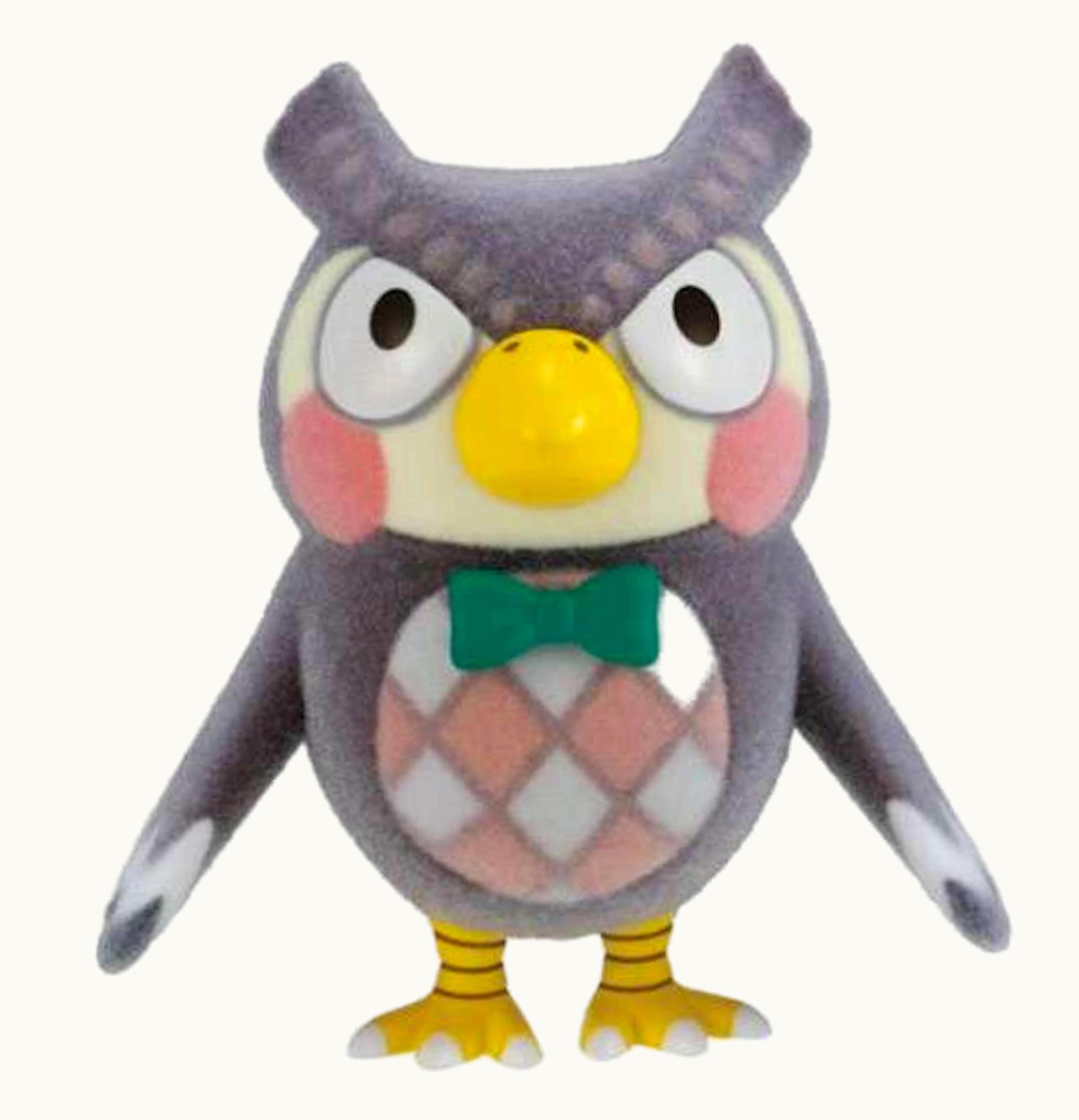 Bandai Japan Animal Crossing Tomodachi Doll Vol 3 Villager Collection Blathers Mini Figures