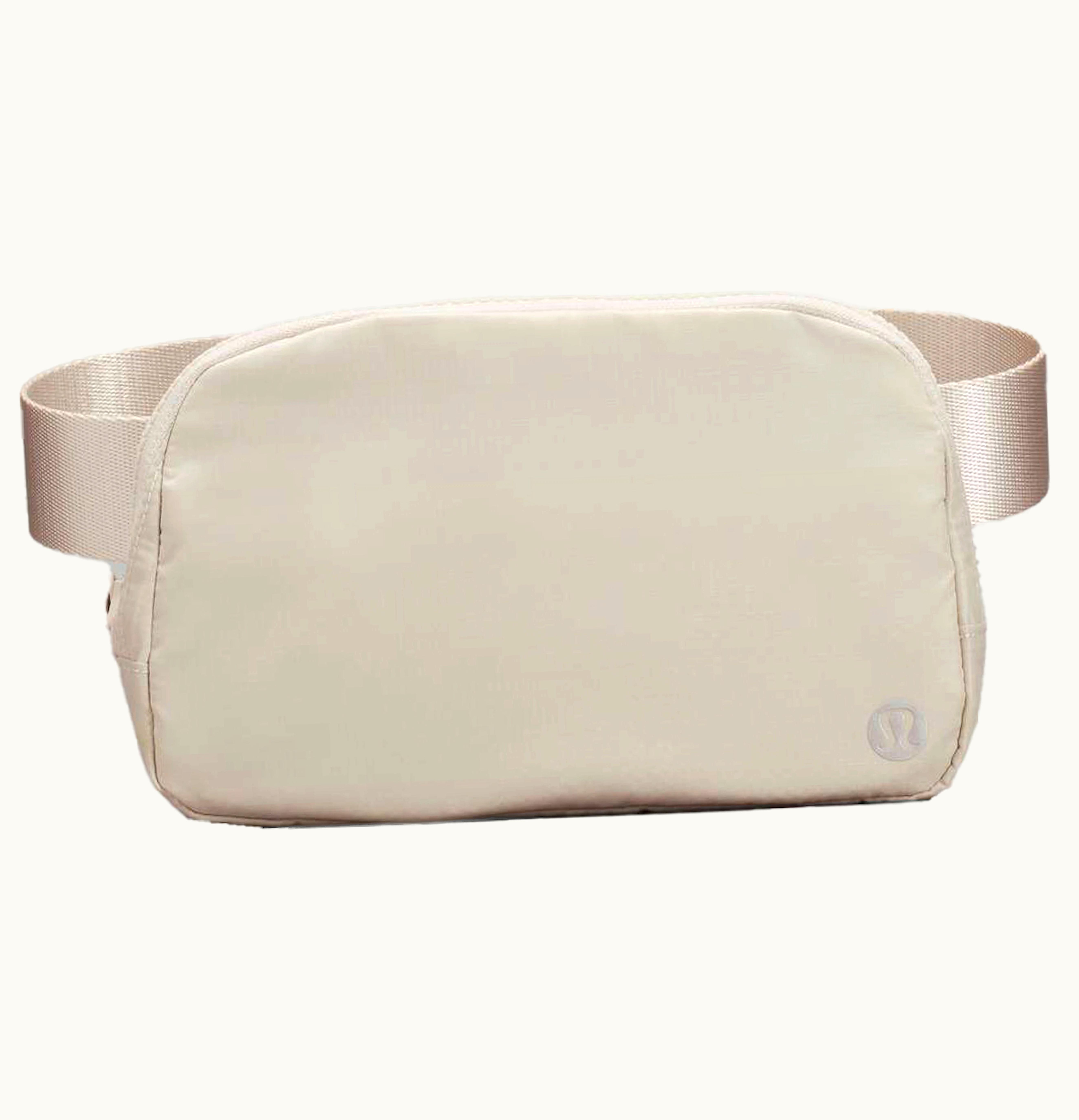 Lululemon Lululemon Everywhere Belt Bag Crossbody Bag With Printed Logo White Opal