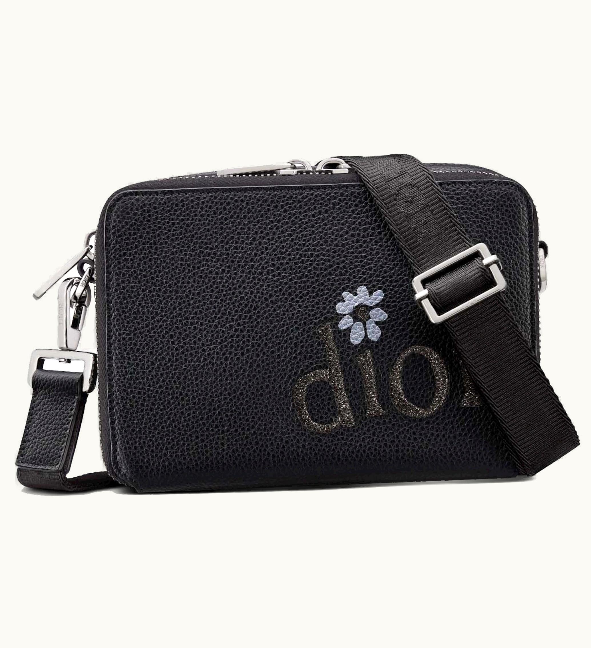 Dior Dior X Erl Pouch With Strap Black
