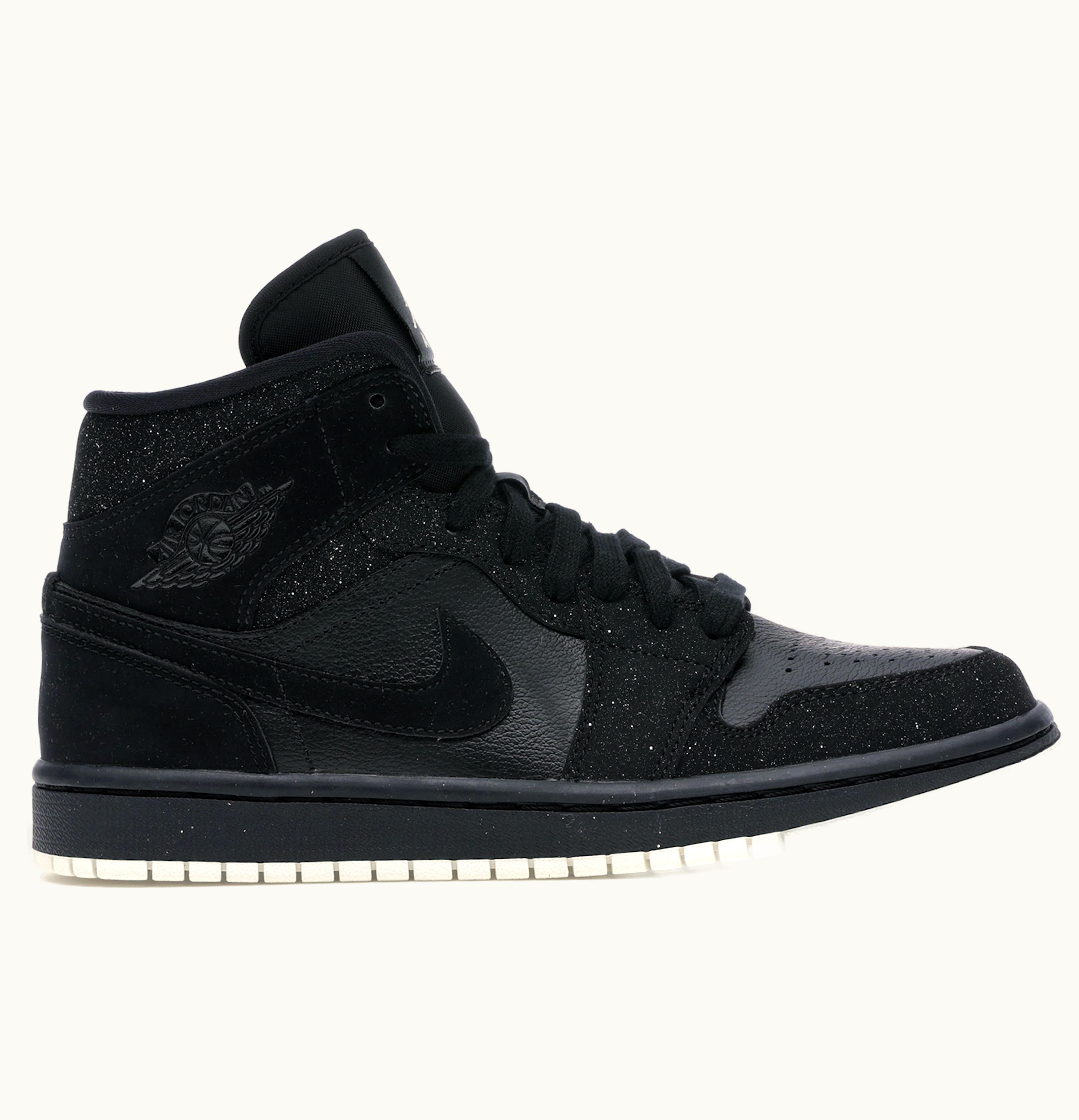 Jordan Air Jordan 1 Mid Glitter Black W