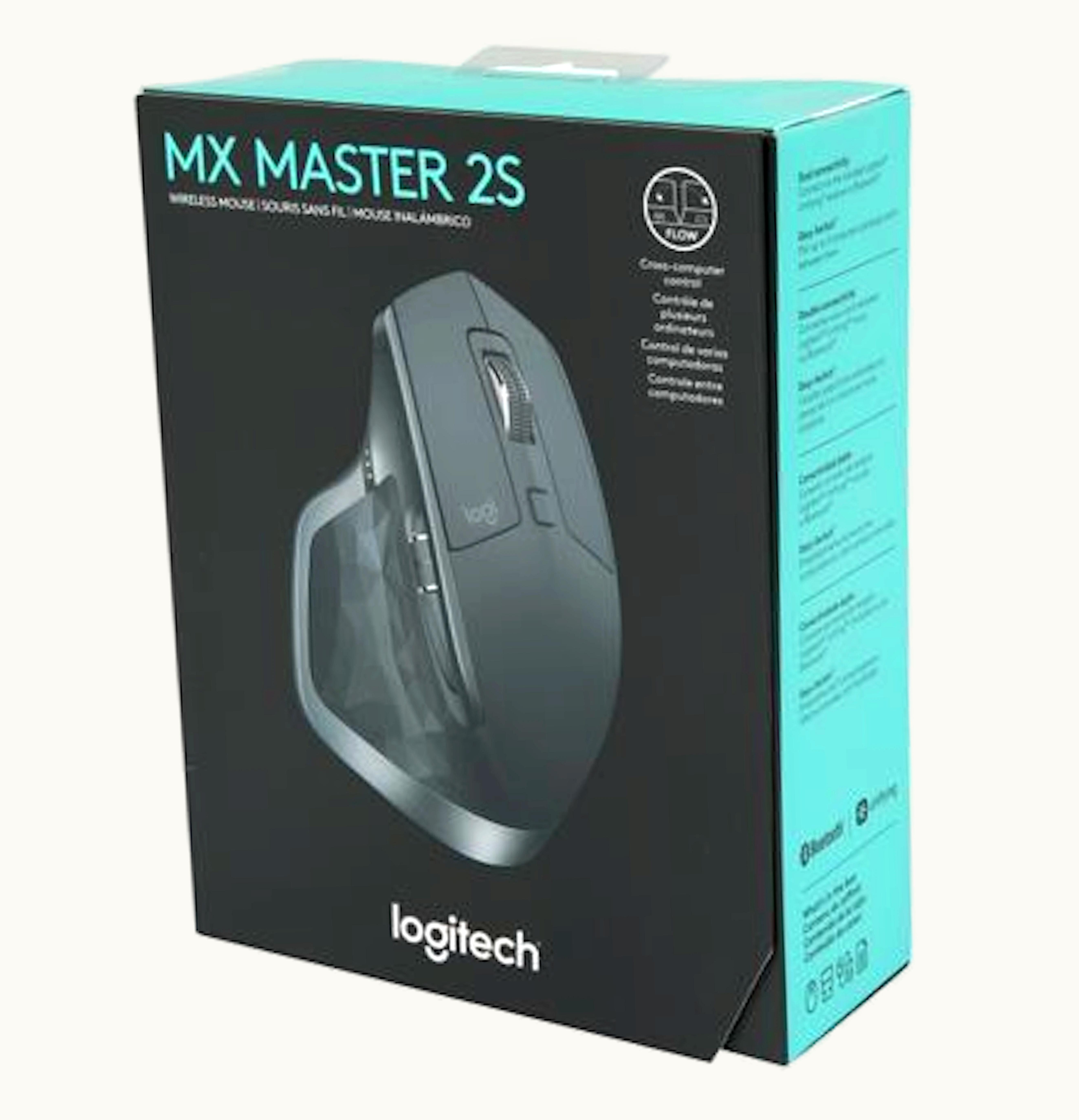 Logitech Mx Master 2s Wireless Bluetooth Mouse With Flow Cross Computer Control 910 005131 Black
