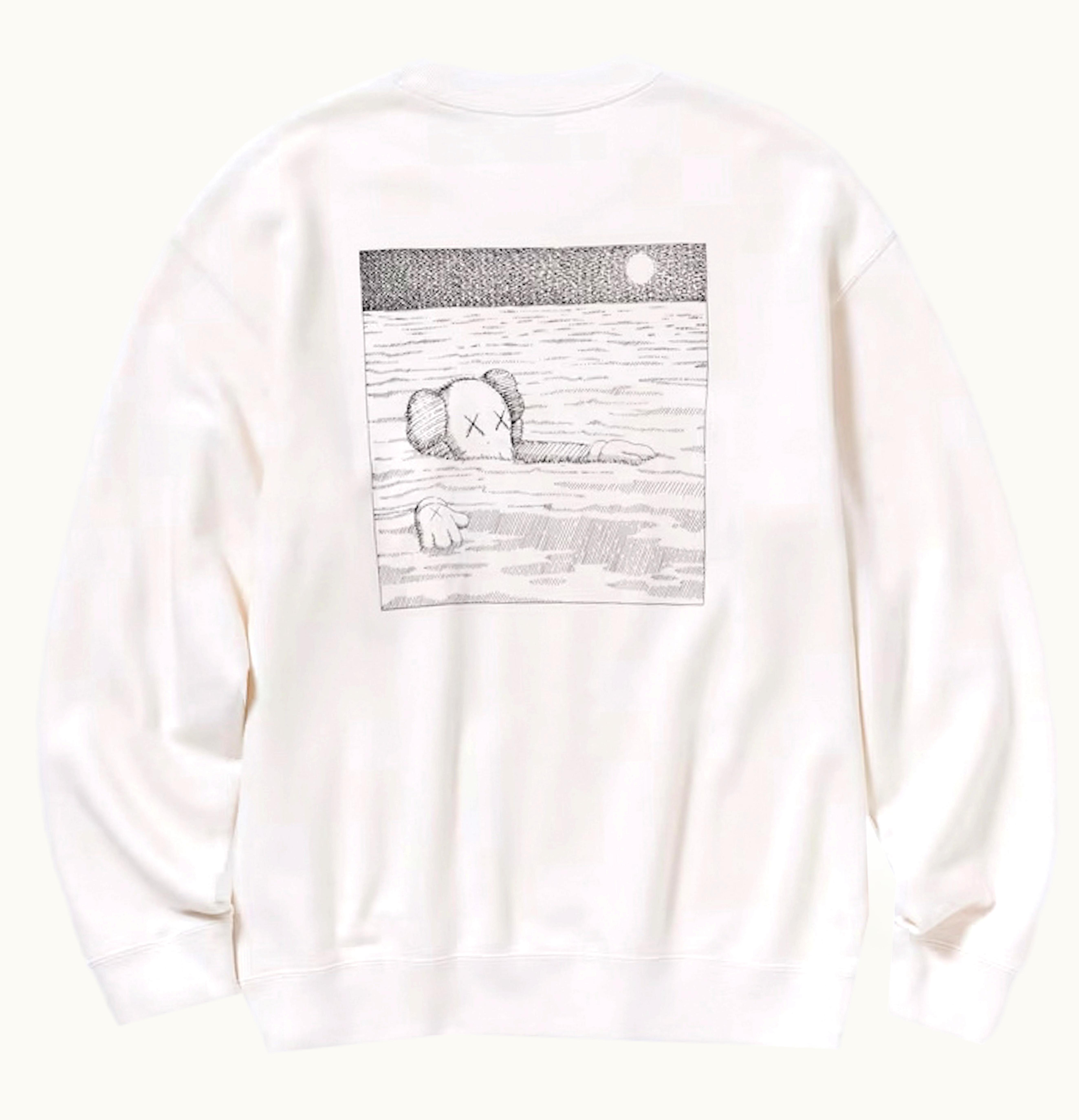 KAWS KAWS X Uniqlo Longsleeve Sweatshirt Off White