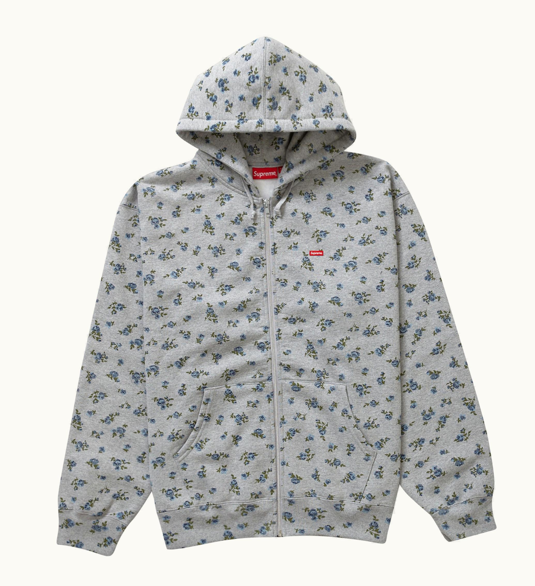 Supreme Supreme Small Box Zip Up Hooded Sweatshirt FW23 Flowers