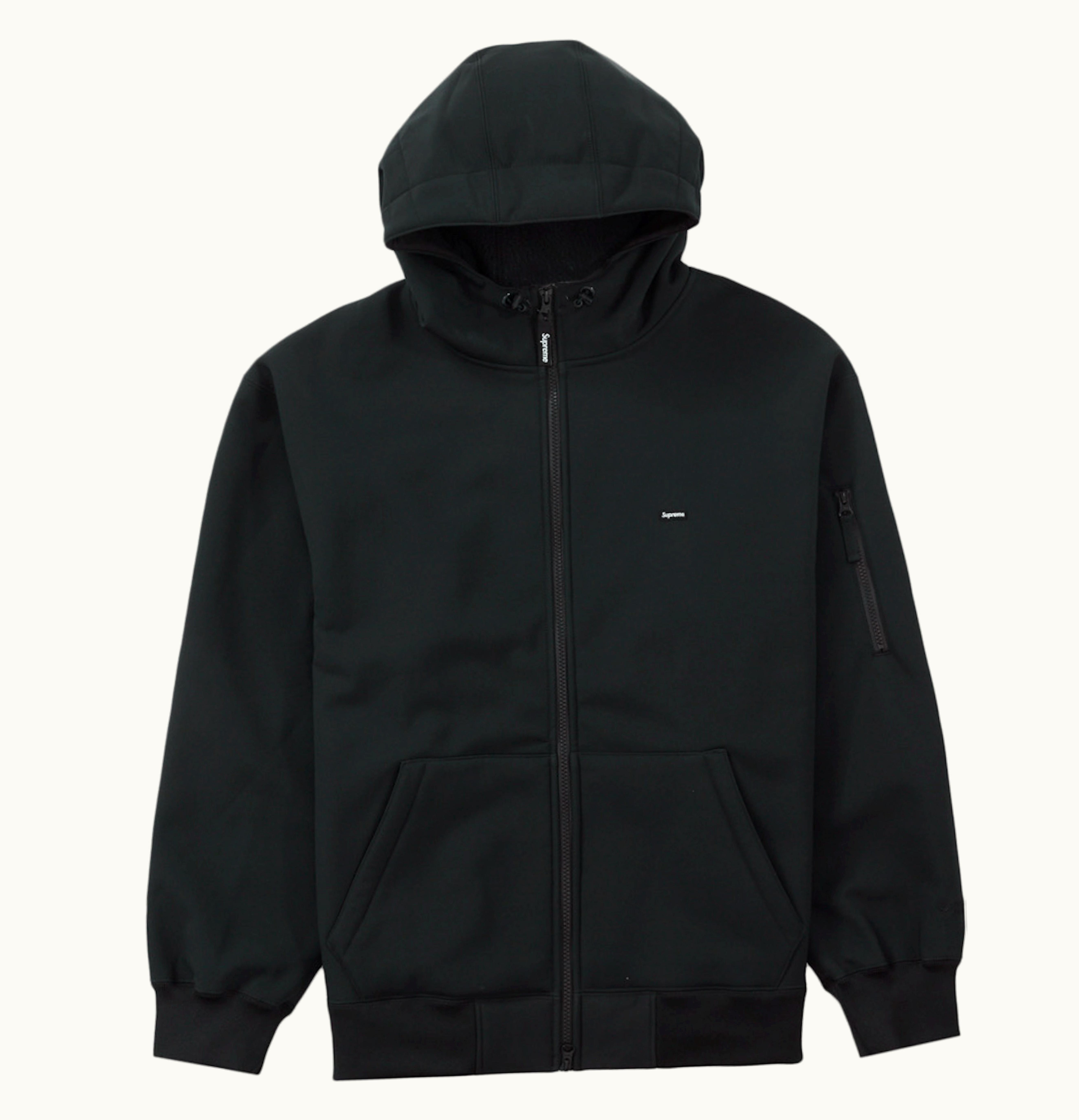 Supreme Supreme Windstopper Zip Up Hooded Sweatshirt FW23 Black