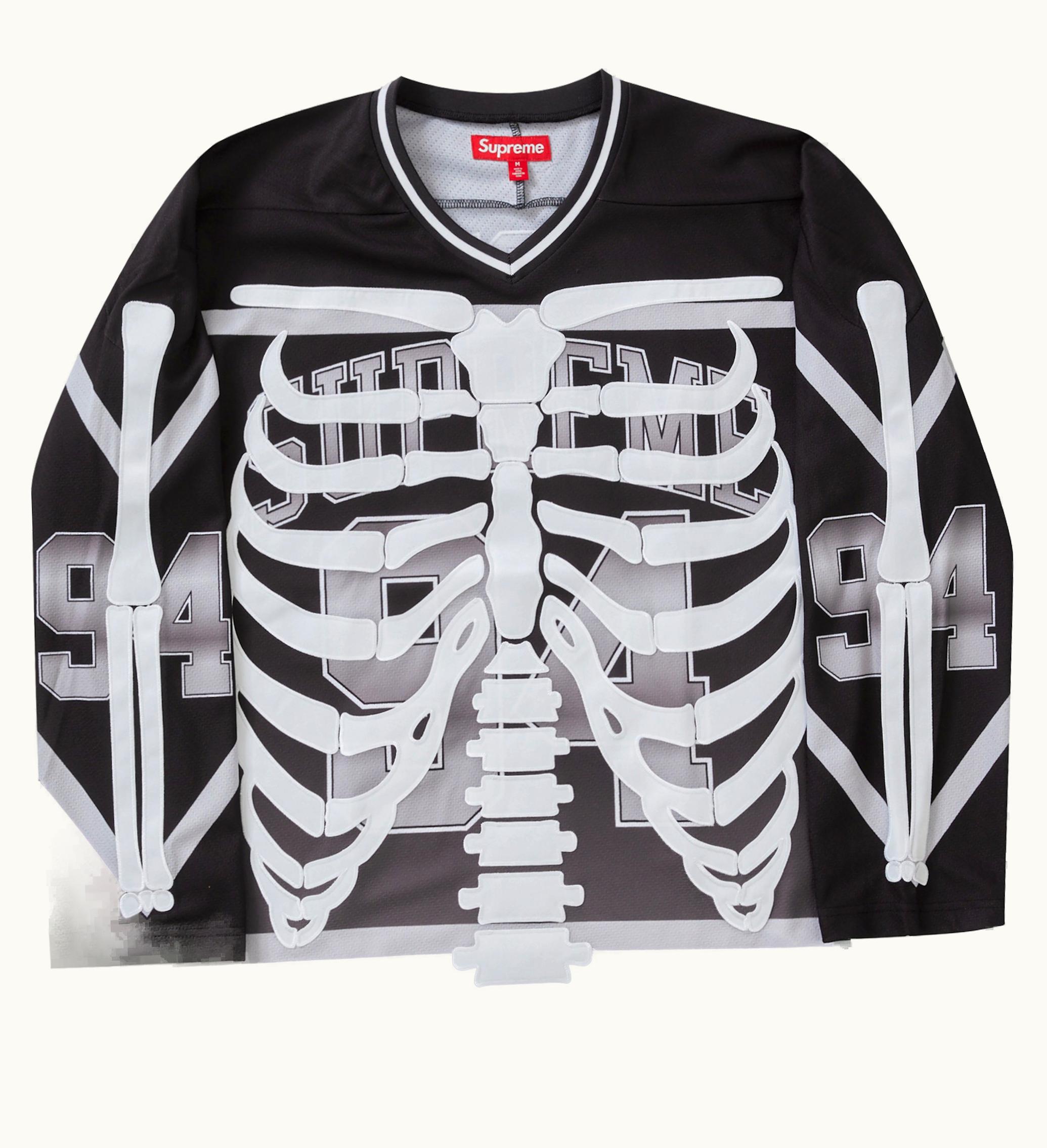 Supreme Supreme Bones Hockey Jersey Black