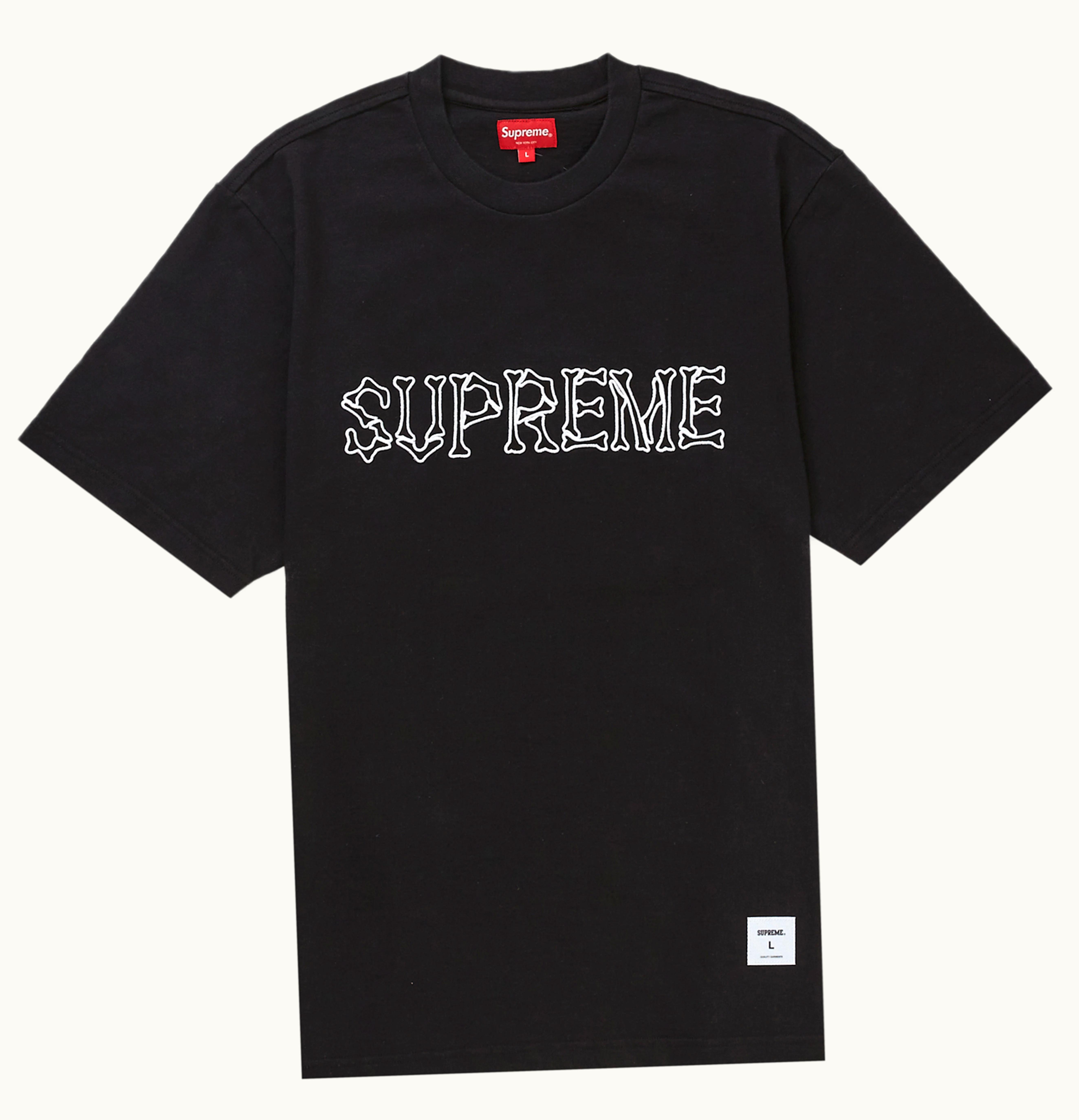 Supreme Supreme Bones S S Top Black
