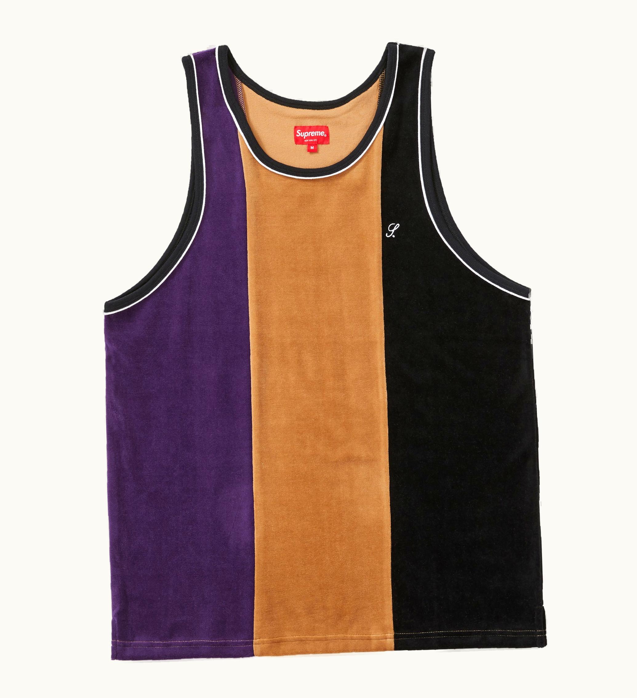 Supreme Supreme Velour Tank Top Black