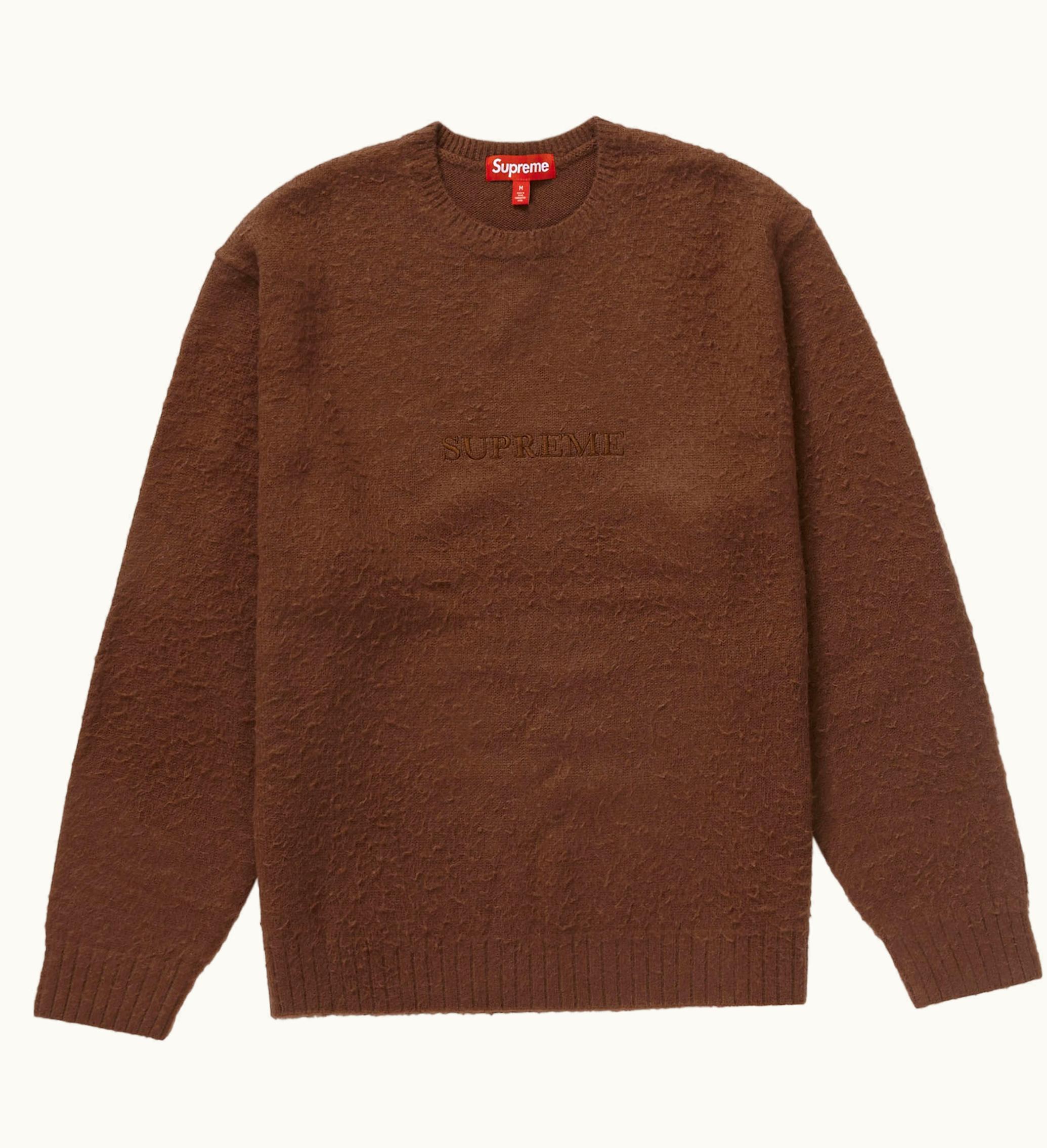 Supreme Supreme Pilled Sweater FW23 Brown