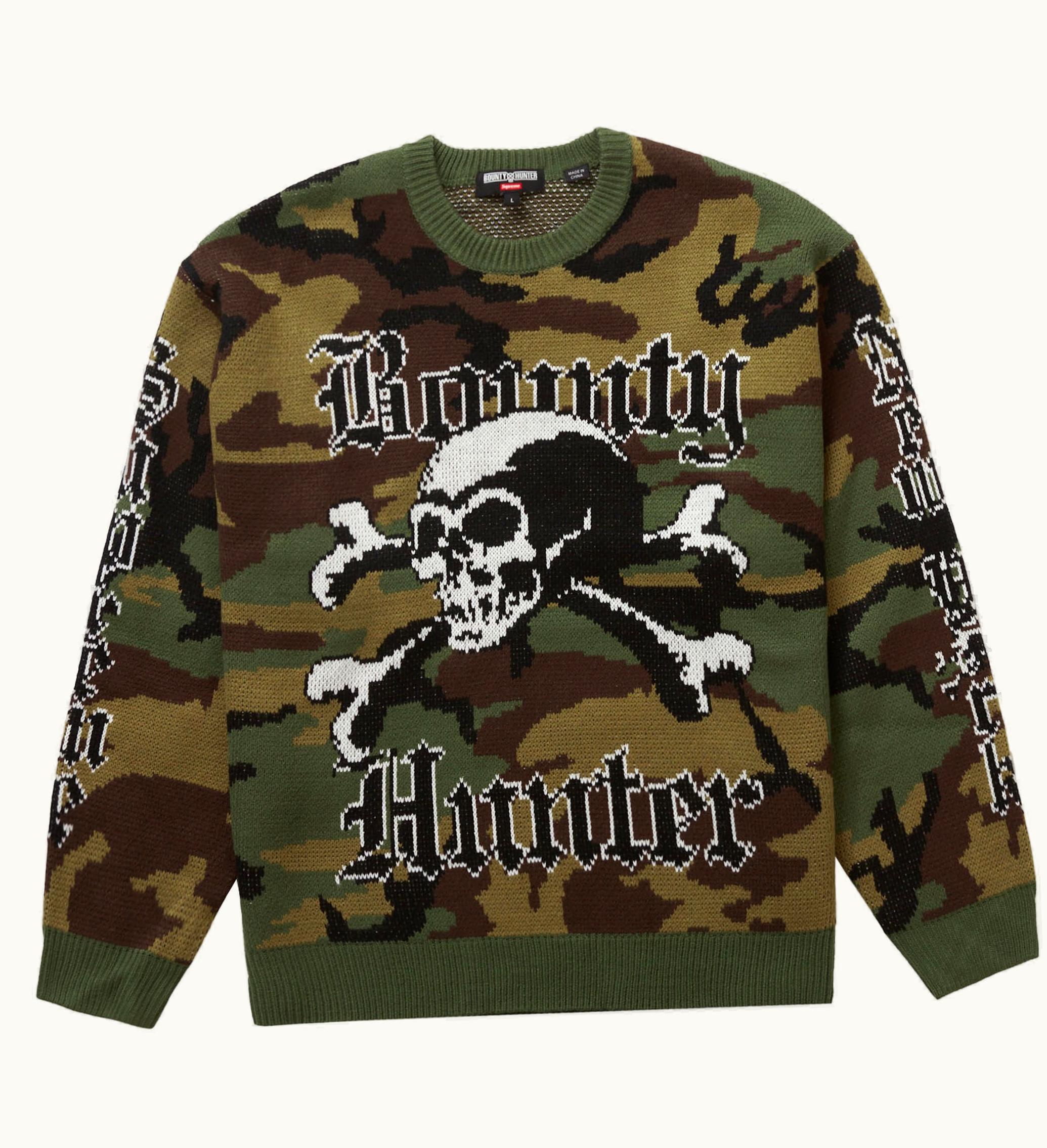 Supreme Supreme Bounty Hunter Sweater Woodland Camo