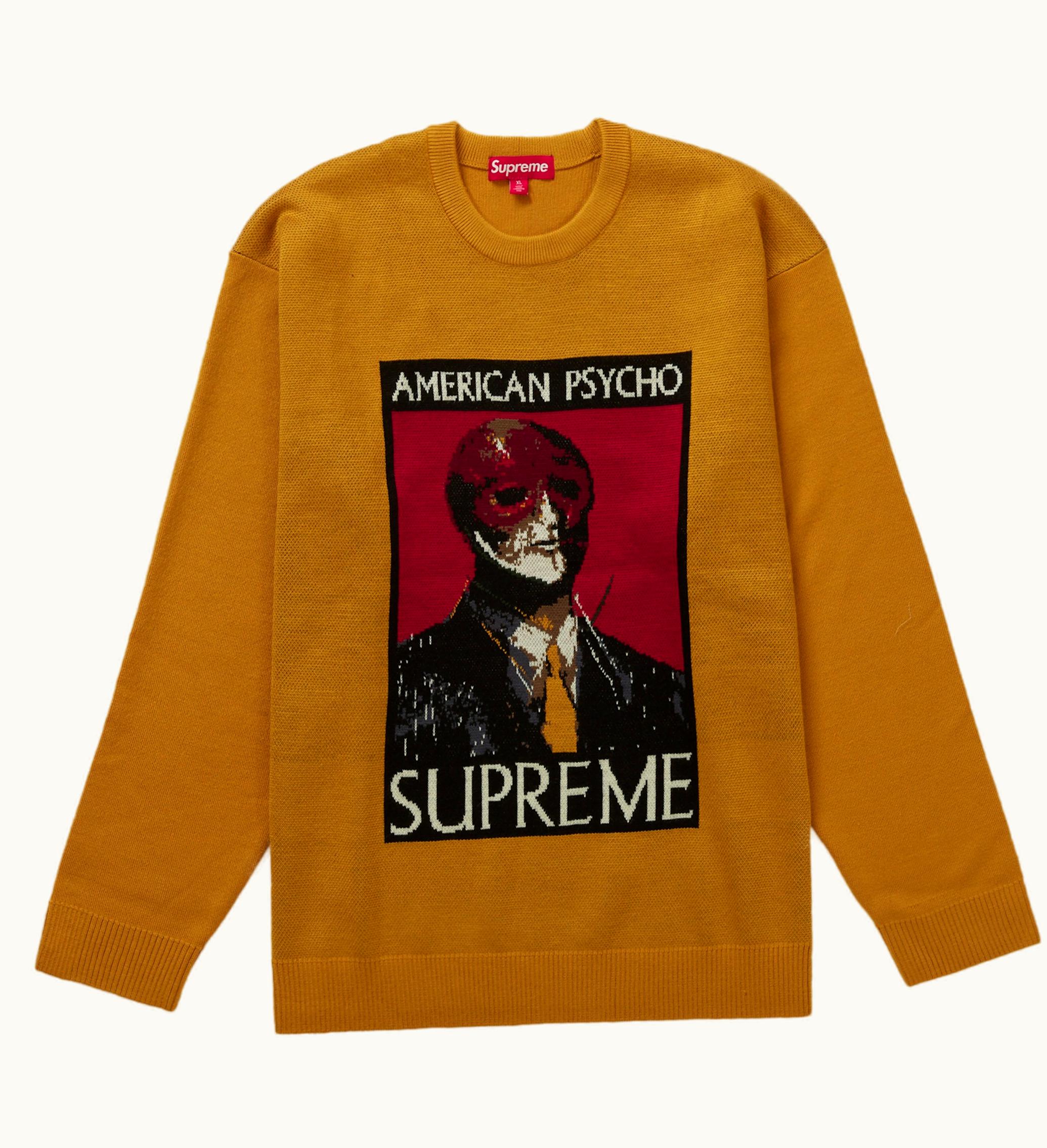 Supreme Supreme American Psycho Sweater White