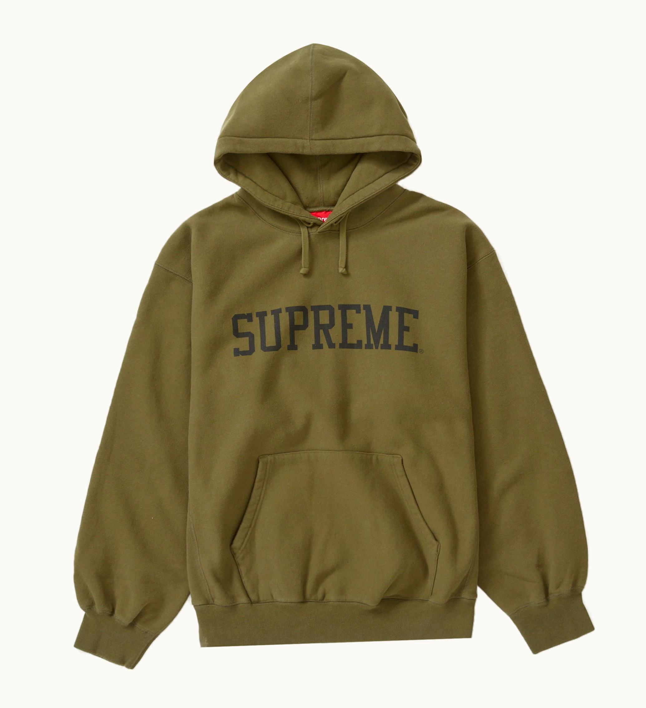 Supreme Supreme Varsity Hooded Sweatshirt Dark Olive