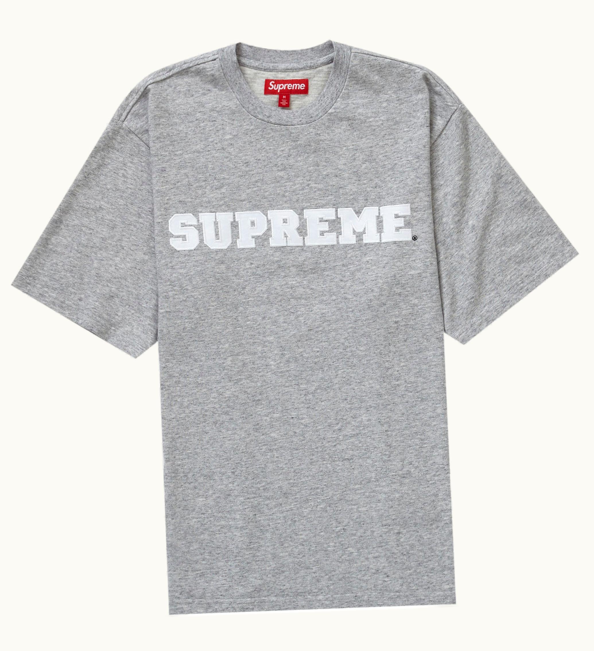 Supreme Supreme Collegiate S S Top Heather Grey