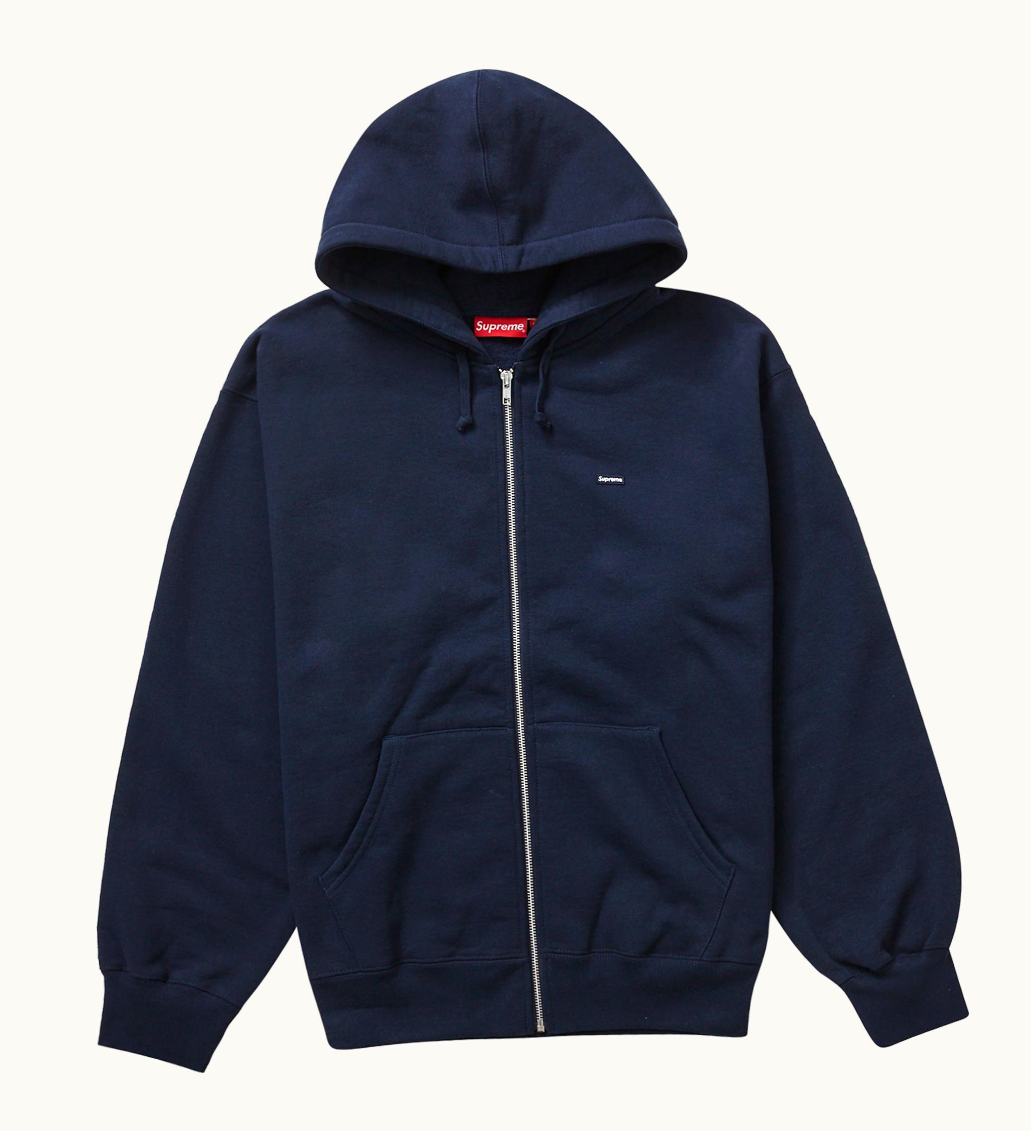 Supreme Supreme Small Box Zip Up Hooded Sweatshirt FW23 Navy