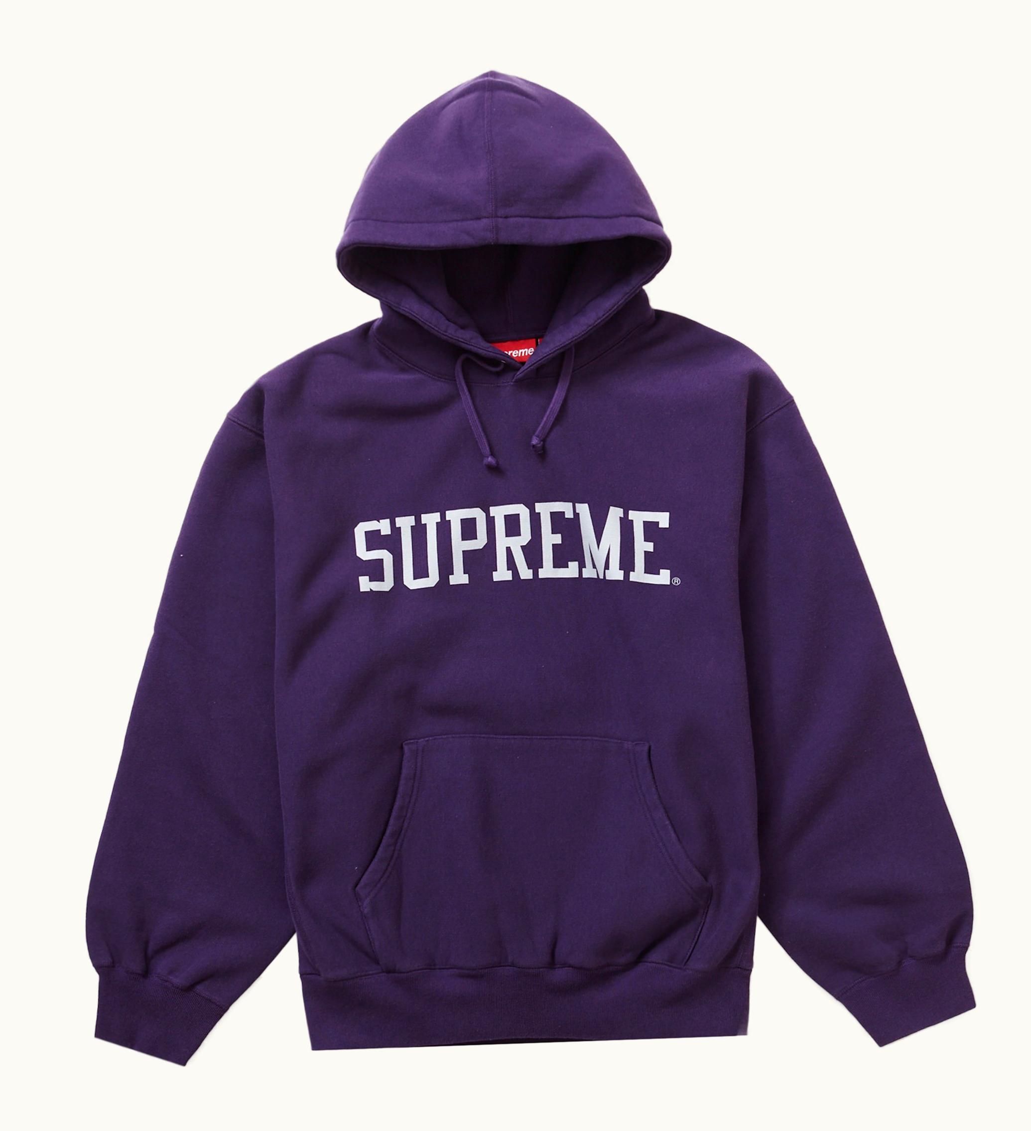 Supreme Supreme Varsity Hooded Sweatshirt Dark Purple