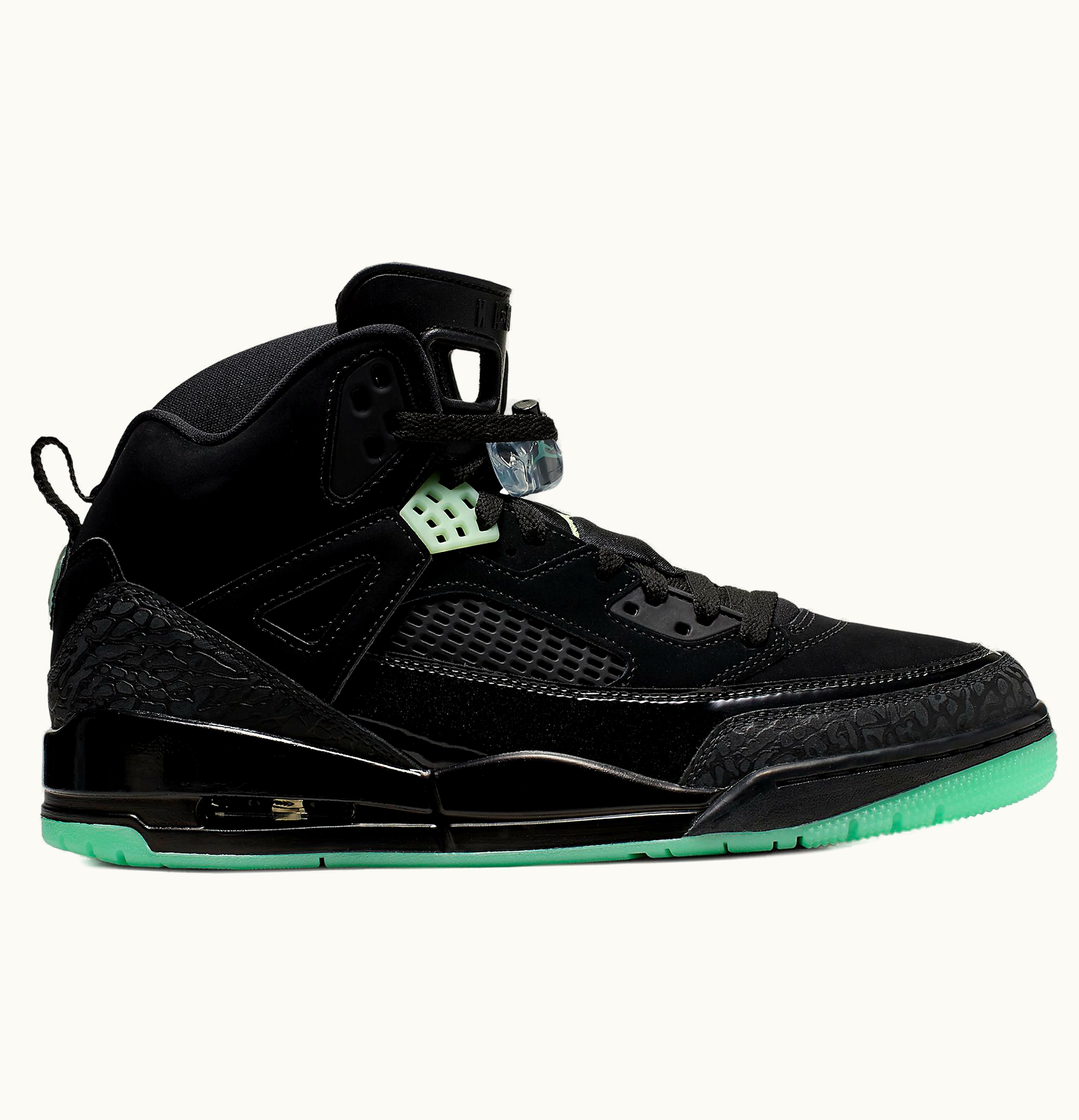 Jordan Air Jordan Spizike Black Green Glow