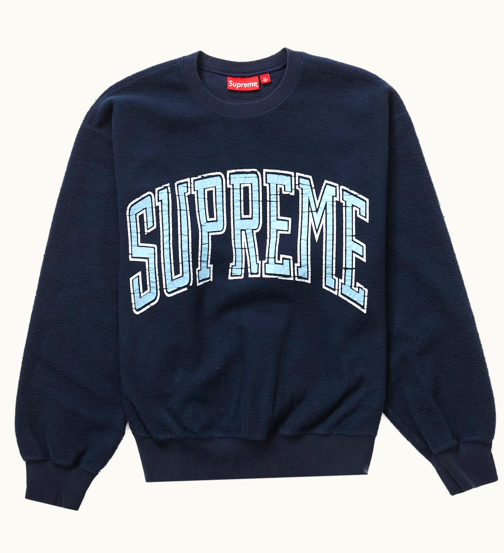 Supreme Supreme Inside Out Crewneck Navy