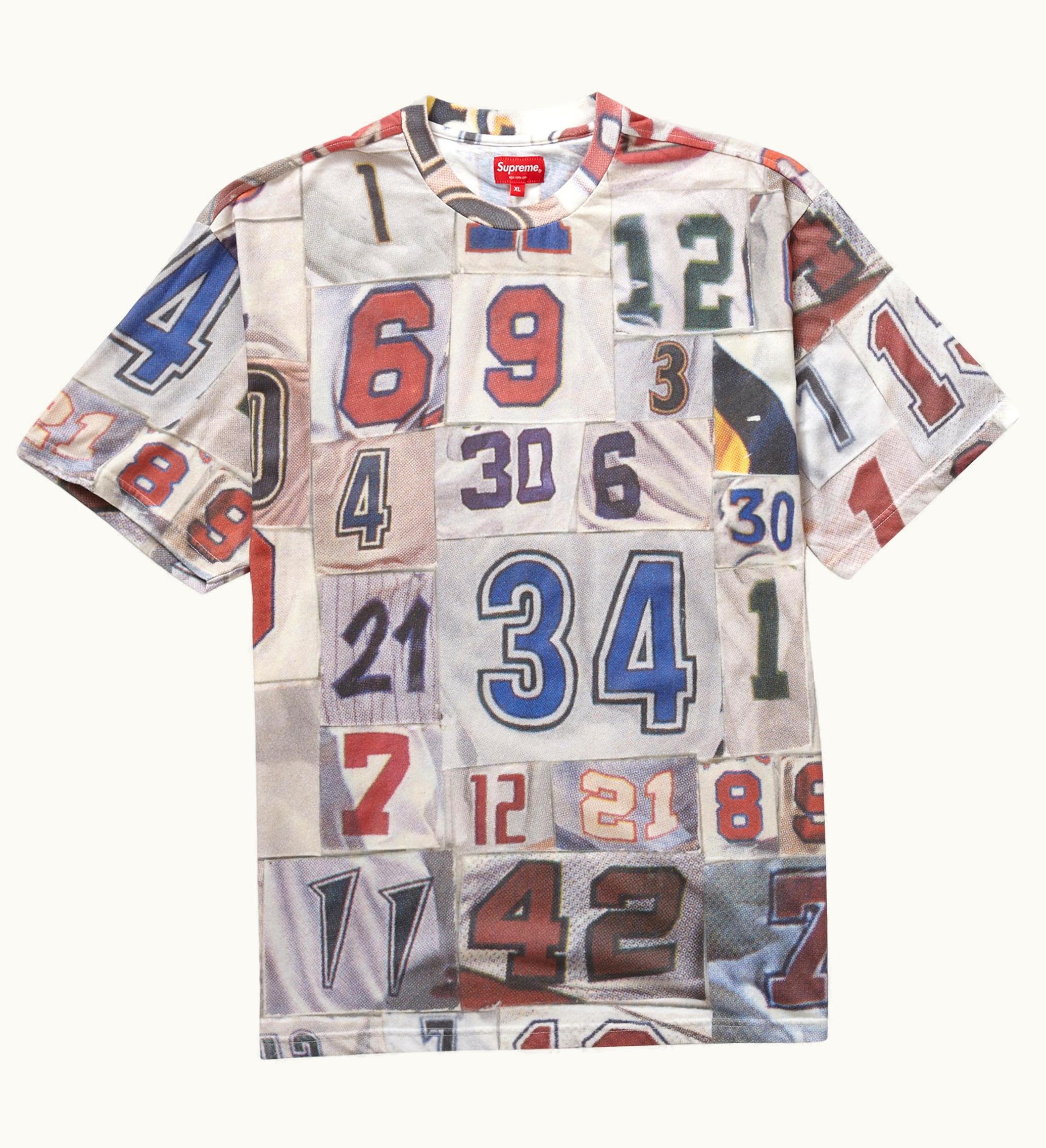 Supreme Supreme Jersey Collage S S Top White