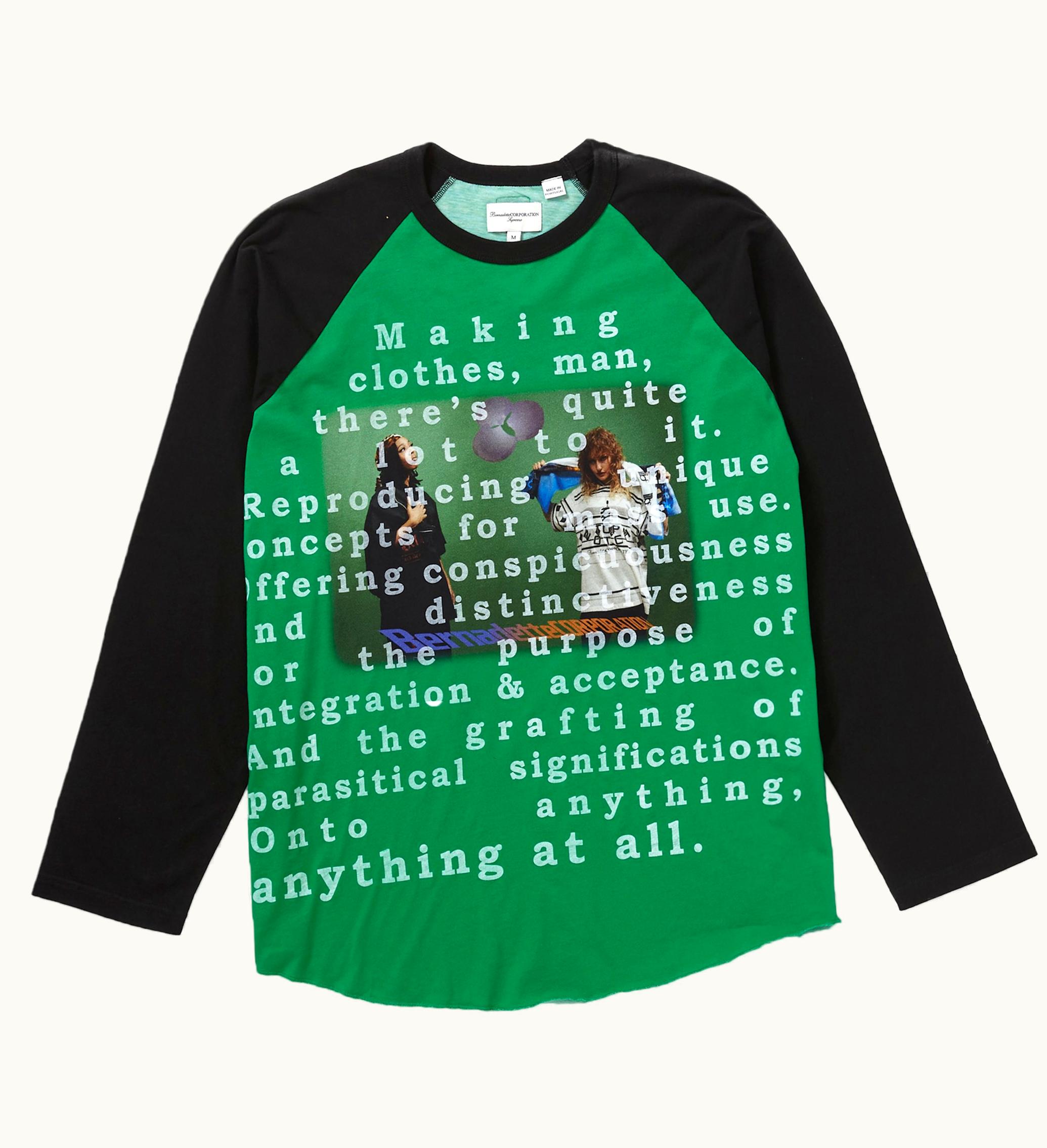 Supreme Supreme Bernadette Corporation Raglan L S Top Green