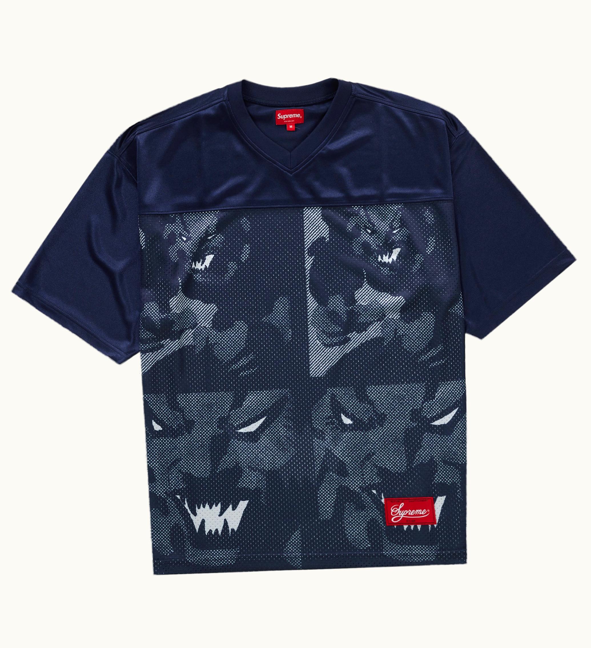Supreme Supreme Ronin Football Jersey Navy