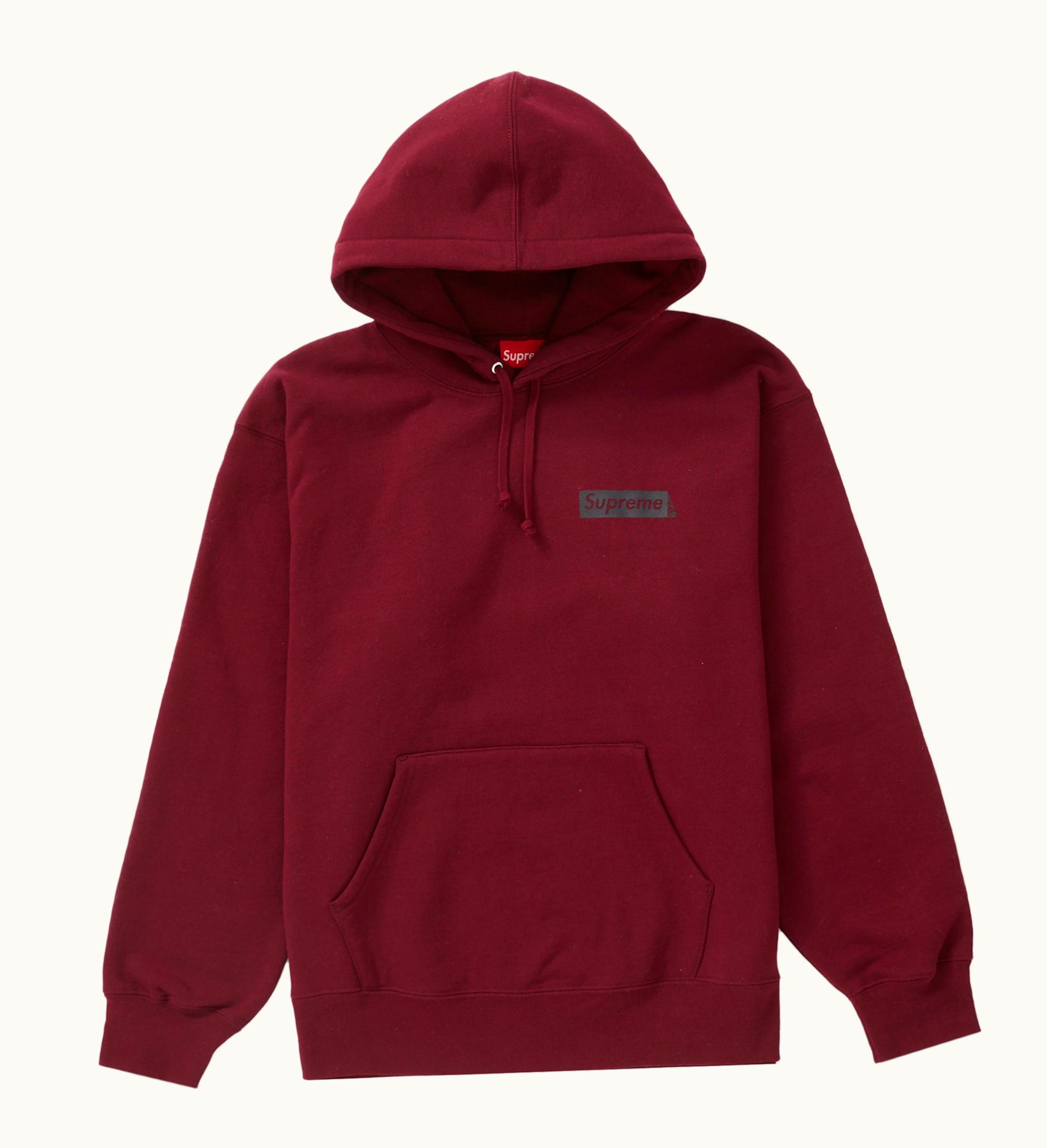 Supreme Supreme Fiend Hooded Sweatshirt Burgundy