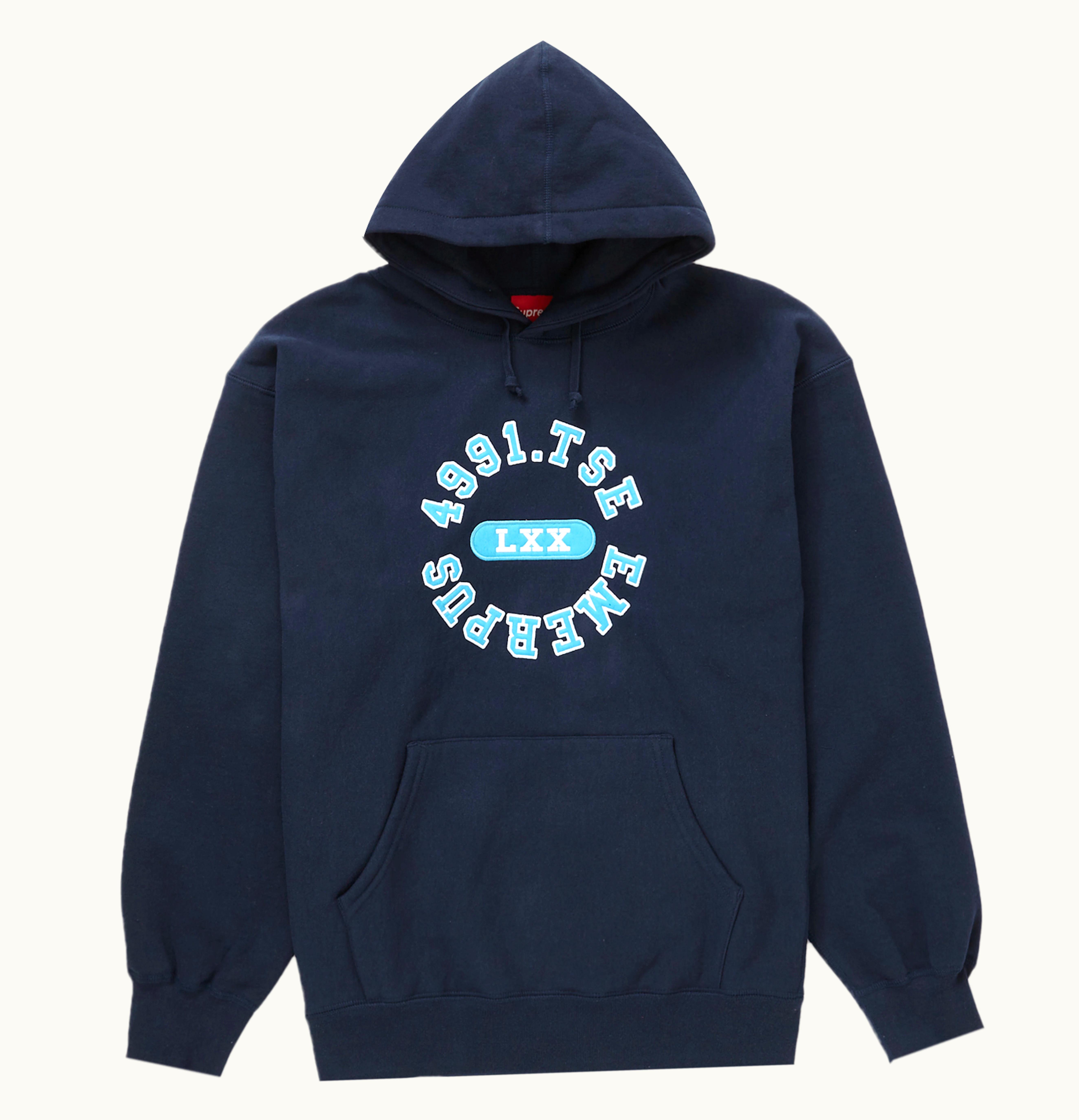 Supreme Supreme Reverse Hooded Sweatshirt Navy