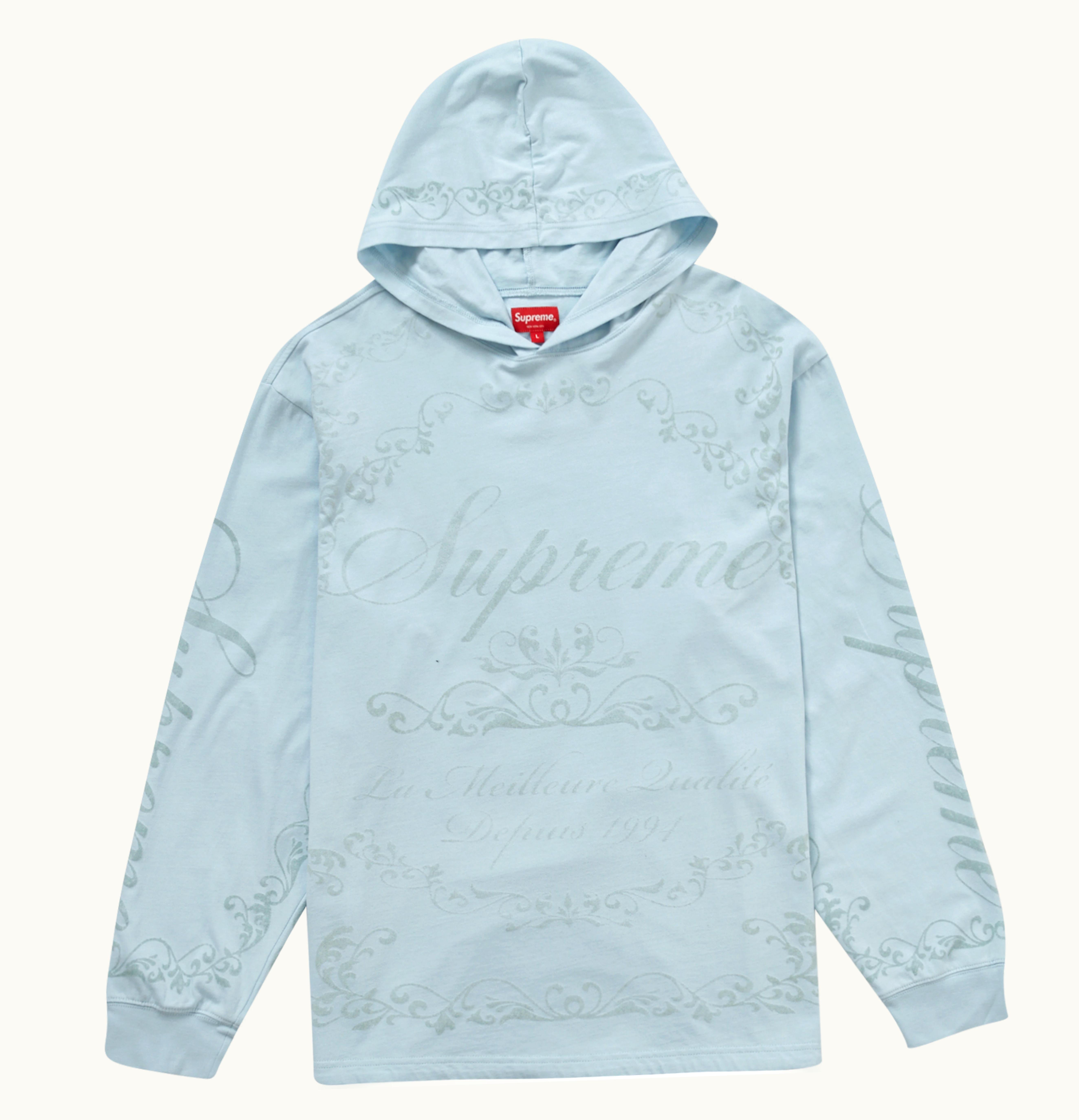 Supreme Supreme Celebre Hooded L S Top Blue