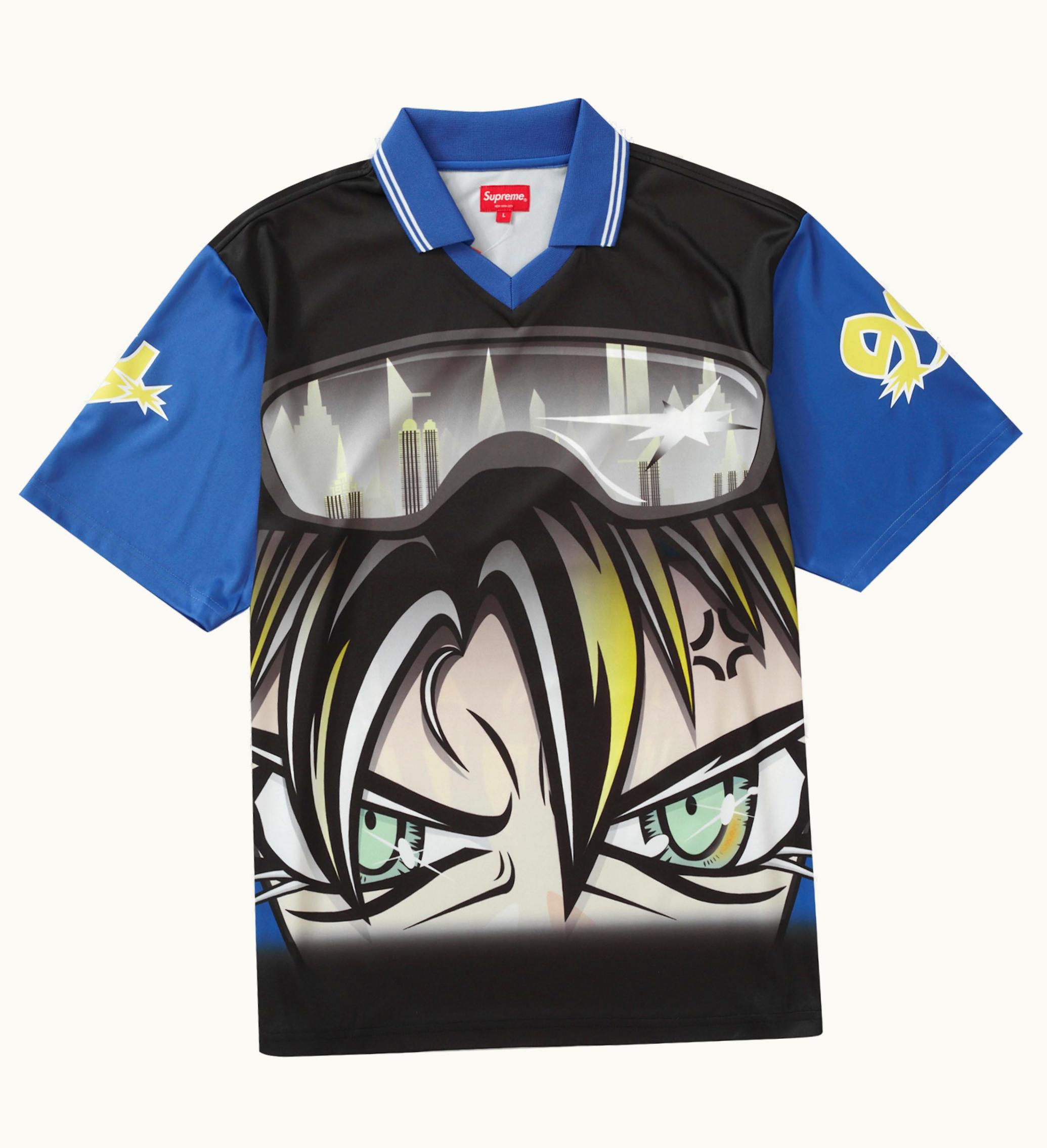 Supreme Supreme Character Soccer Jersey Blue