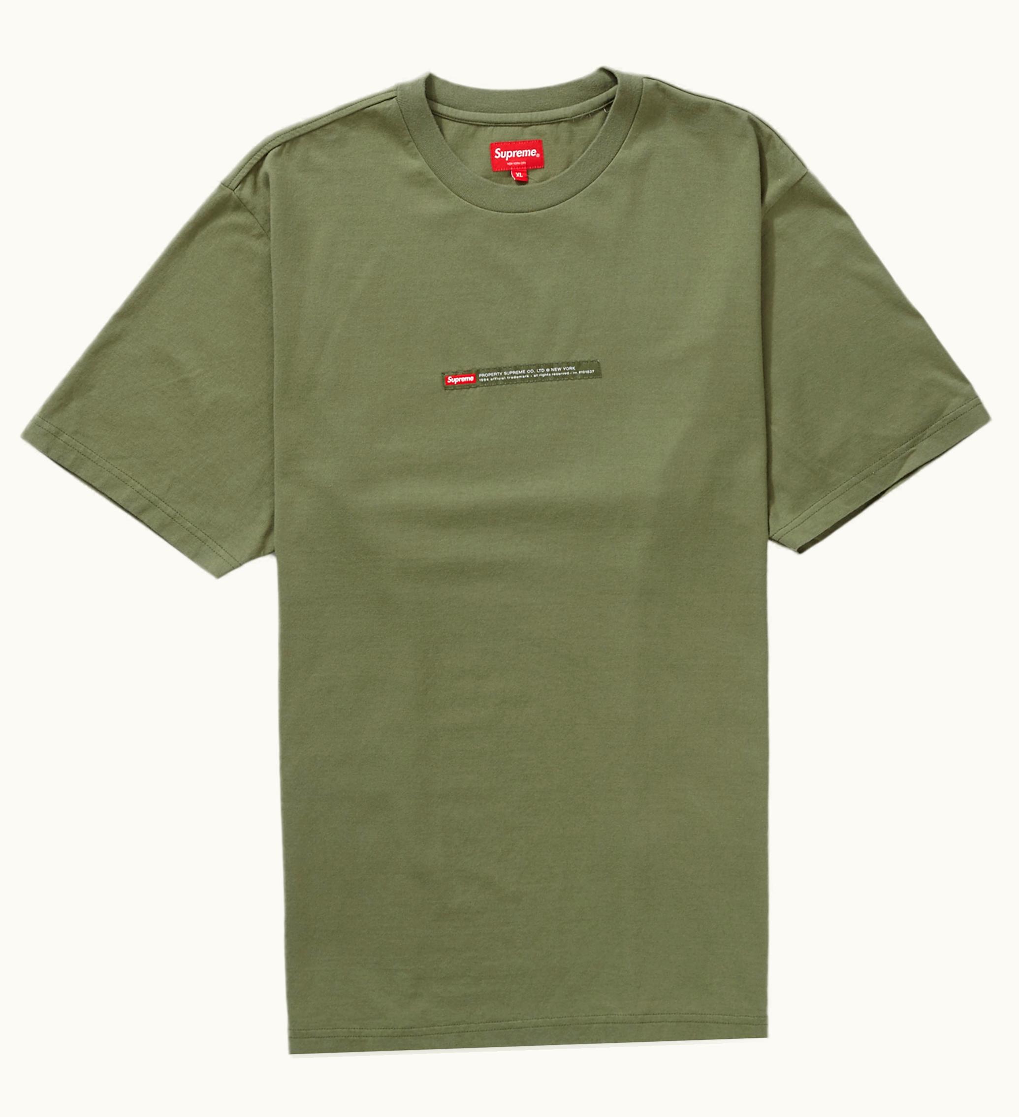 Supreme Supreme Property Label S S Top Olive