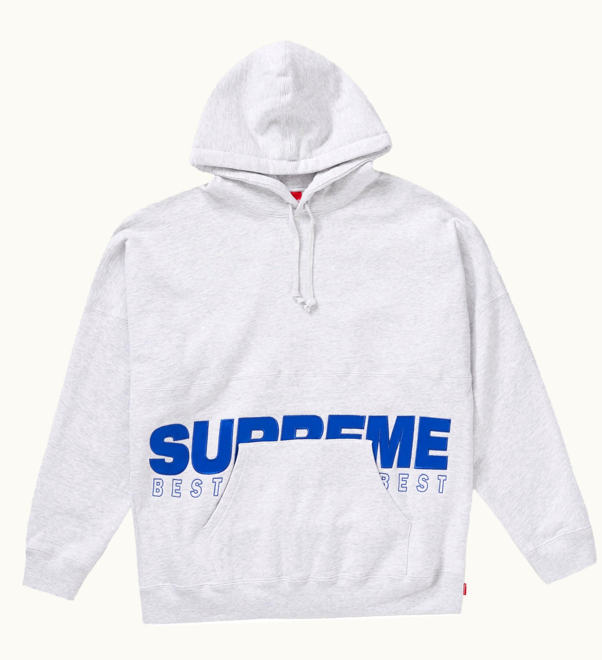Supreme Supreme Best Of The Best Hooded Sweatshirt Ash Grey
