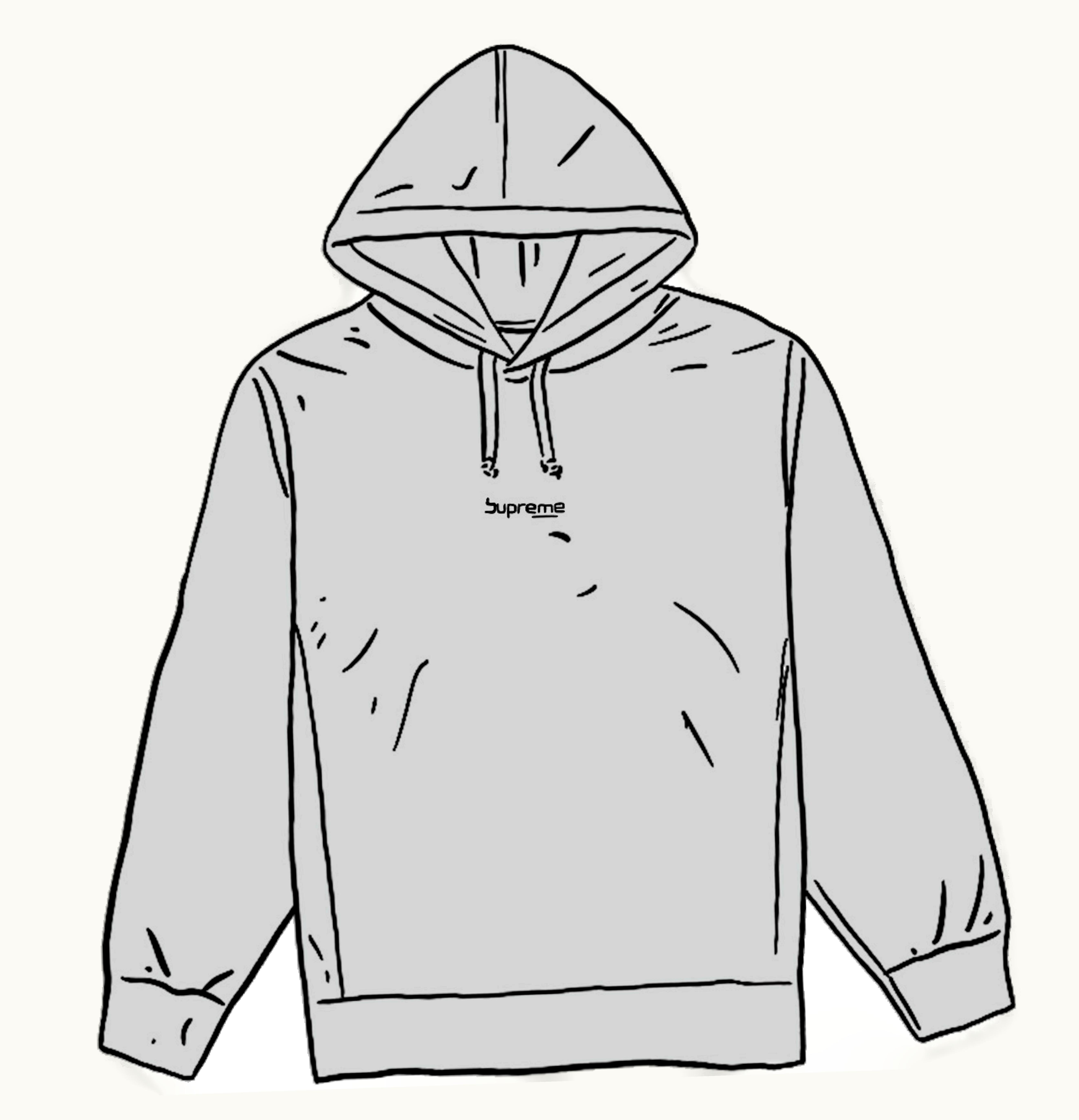 Supreme Supreme Digital Logo Hooded Sweatshirt Heather Grey